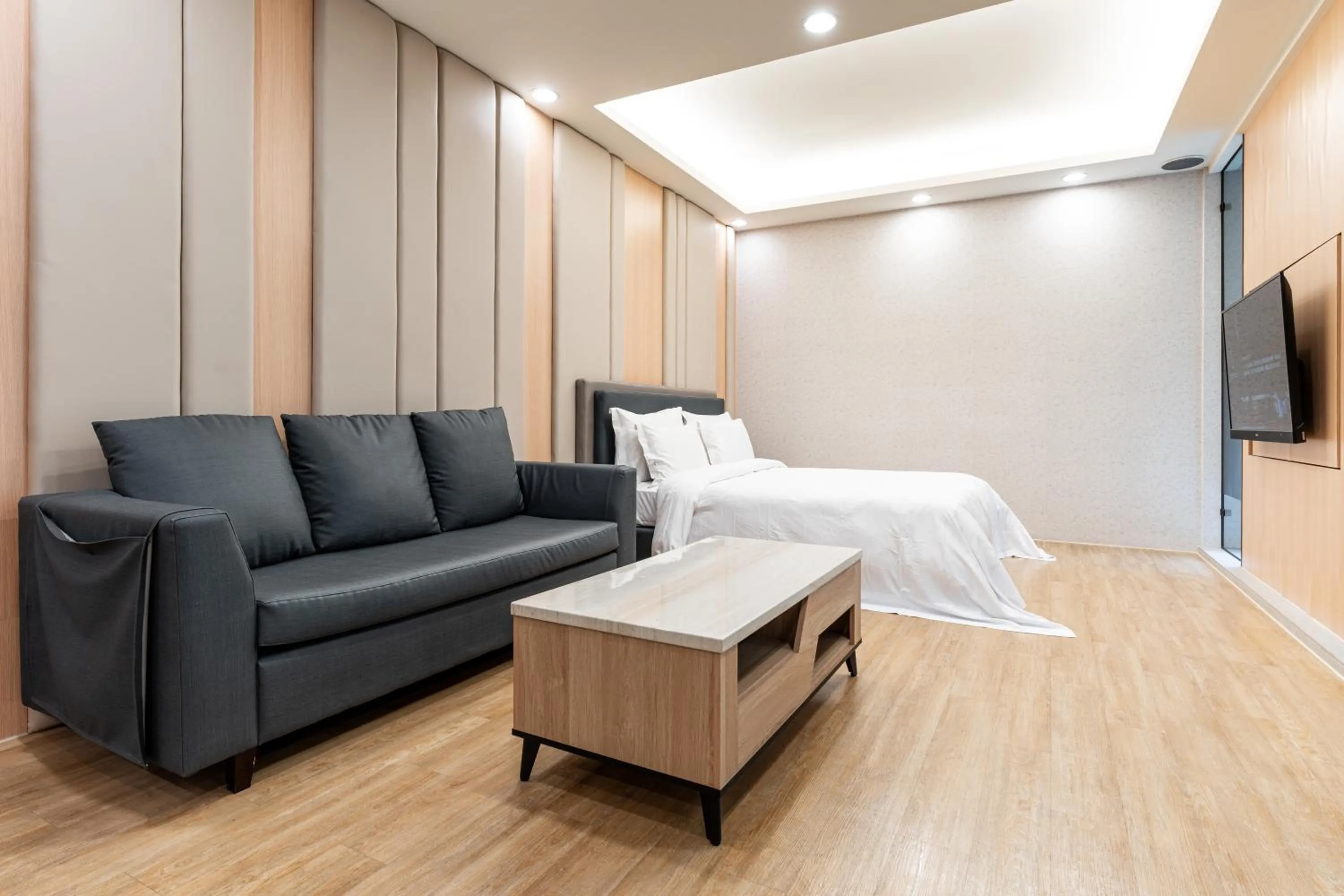 Bed in OHYA Chain Boutique Motel-Yongkang