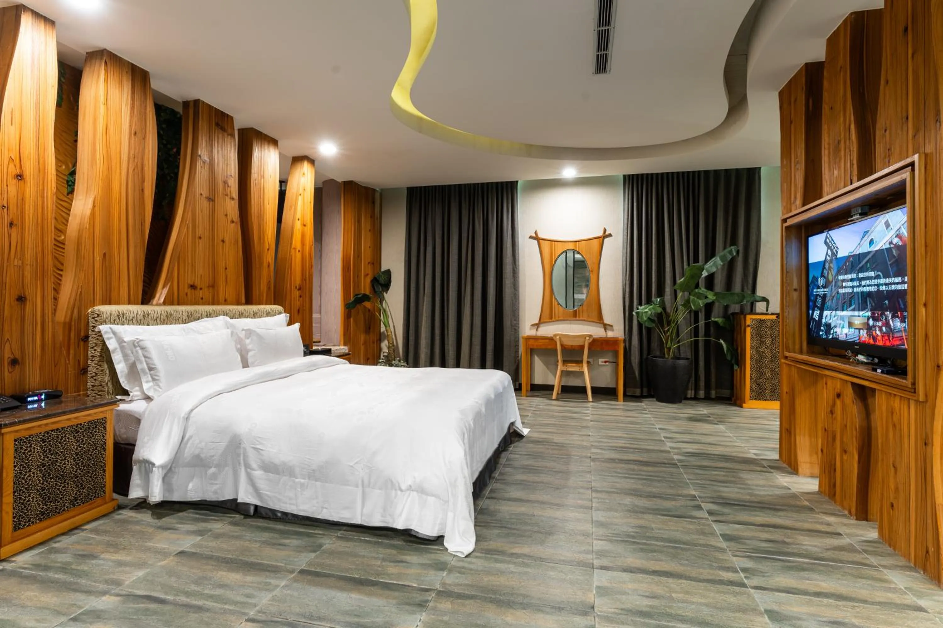 Bed in OHYA Chain Boutique Motel-Xinying