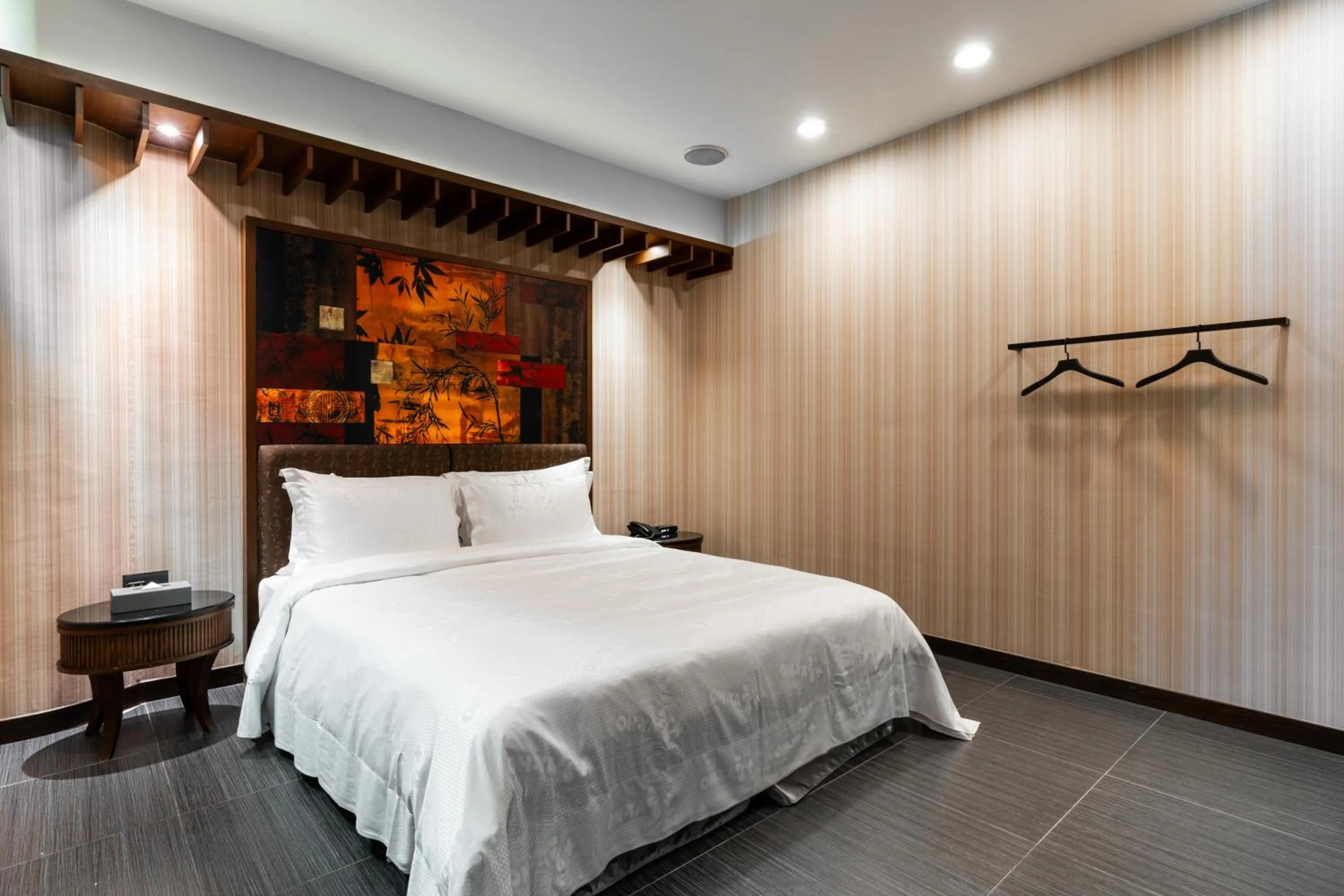 Bed in OHYA Chain Boutique Motel-Xinying