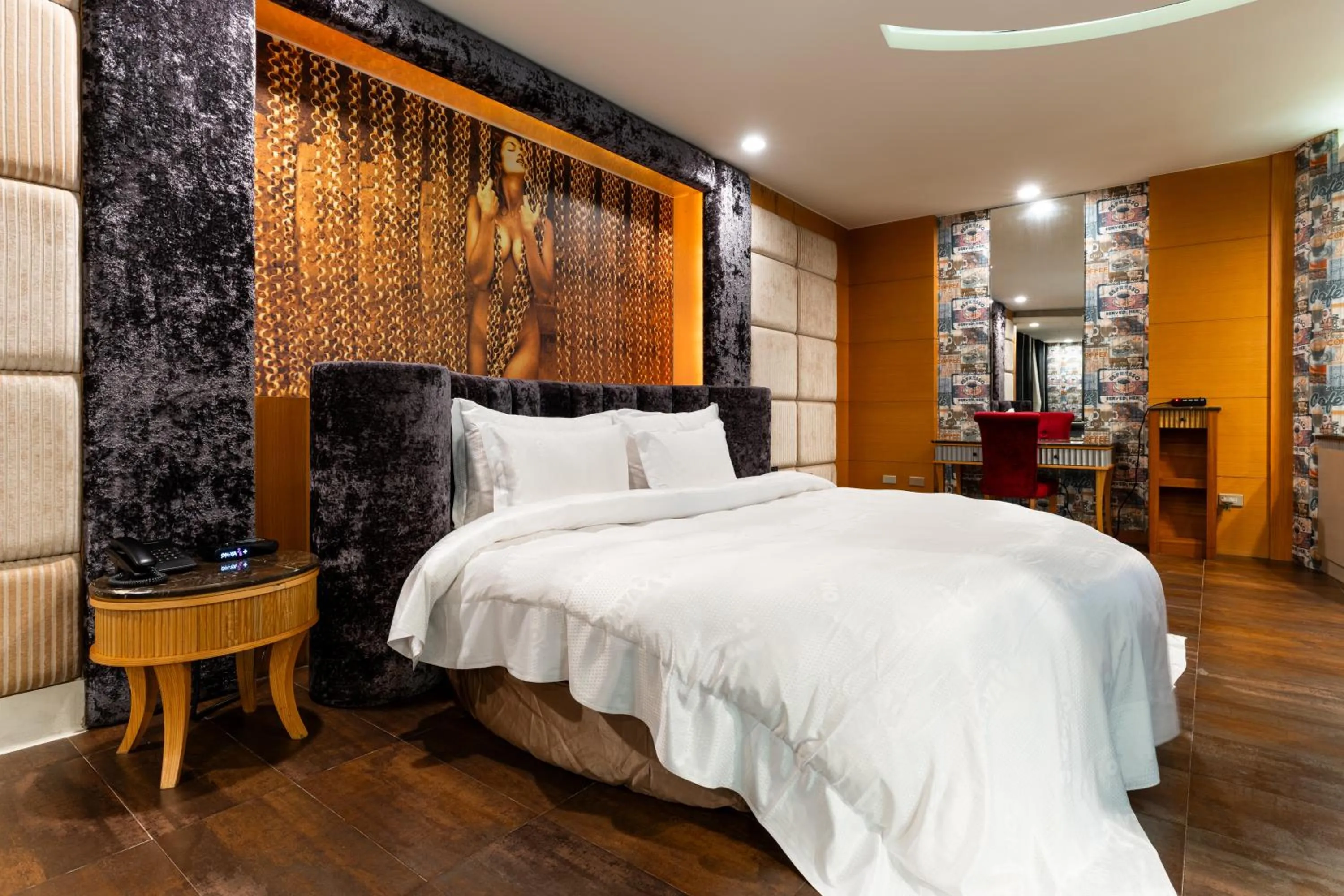 Bed in OHYA Chain Boutique Motel-Xinying