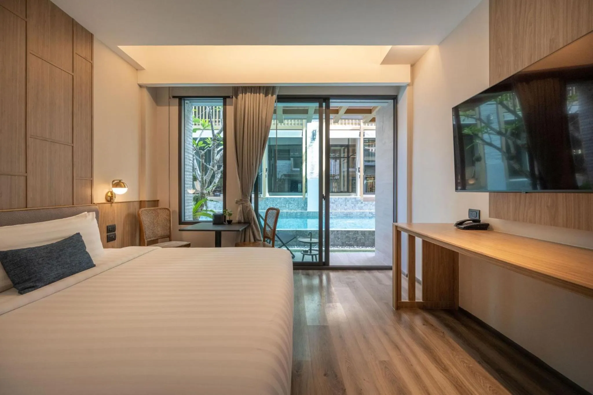 Bed in SHAN Villas Sukhumvit ฌานวิลล่า สุขุมวิท