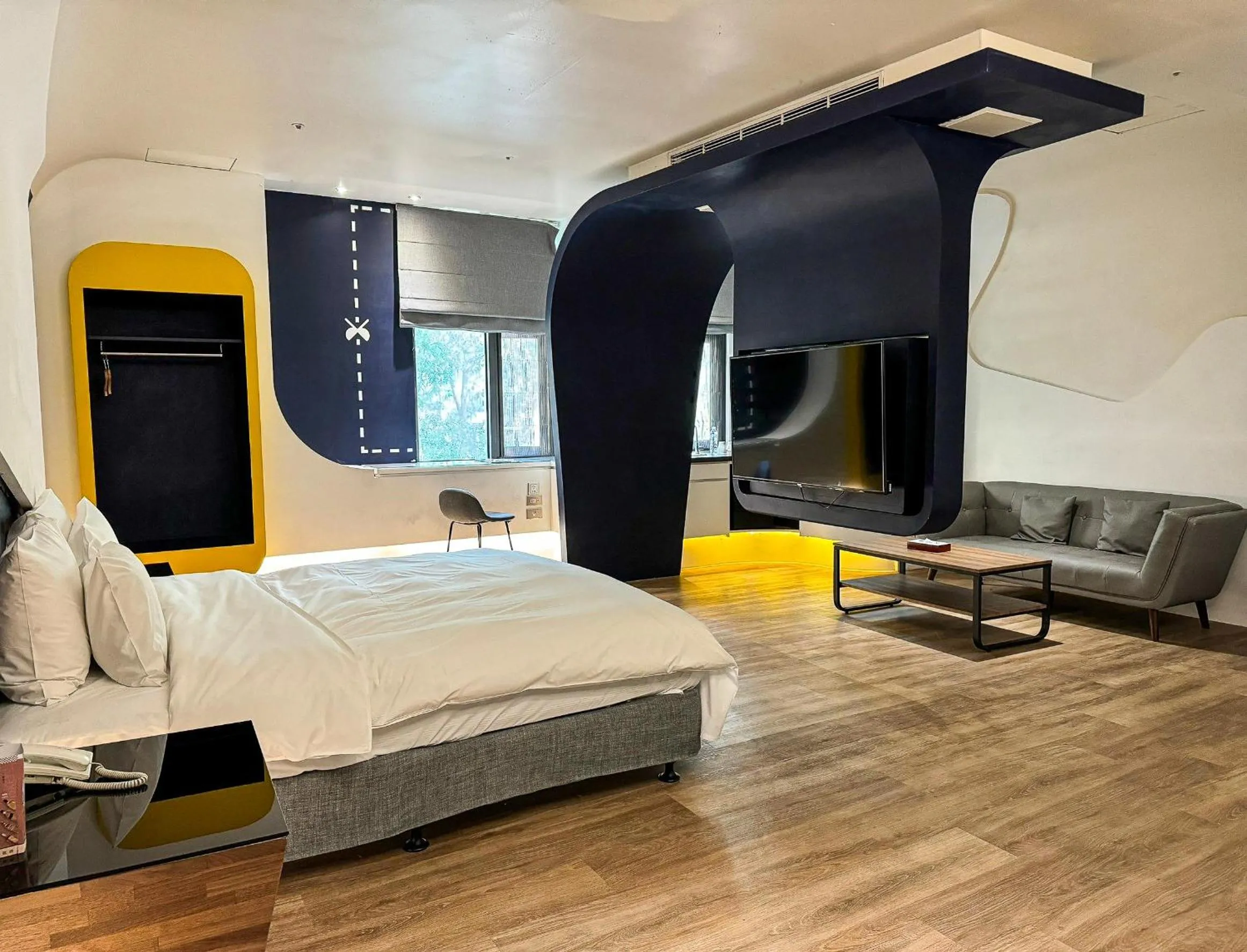 Bed in All-Ur Boutique Motel - Taichung Branch