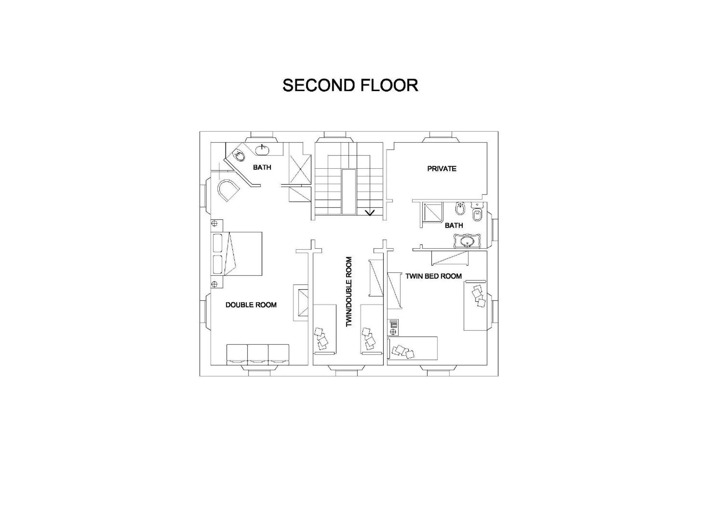 Bathroom in Villa Colombai