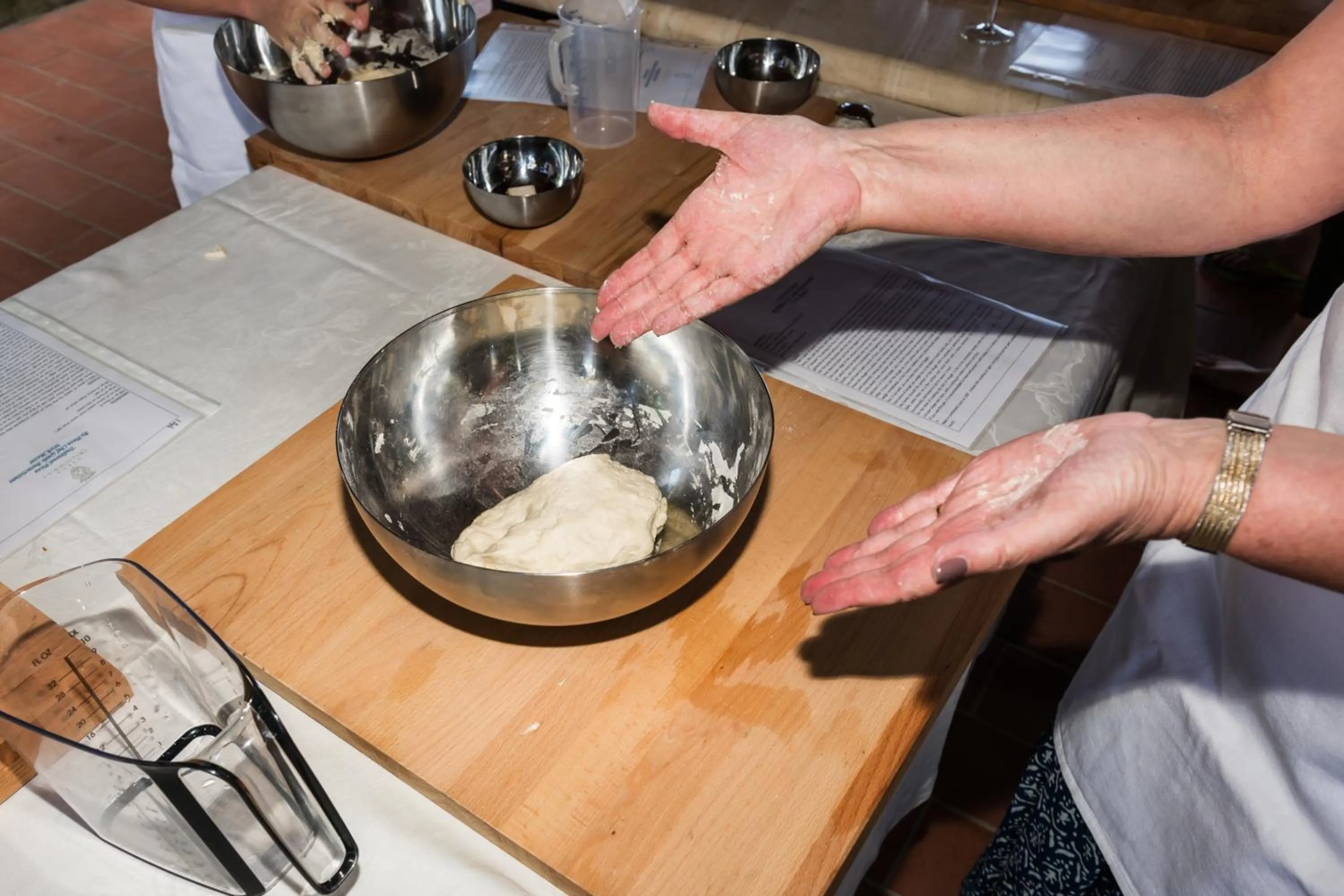 Evening entertainment in Villa Colombai