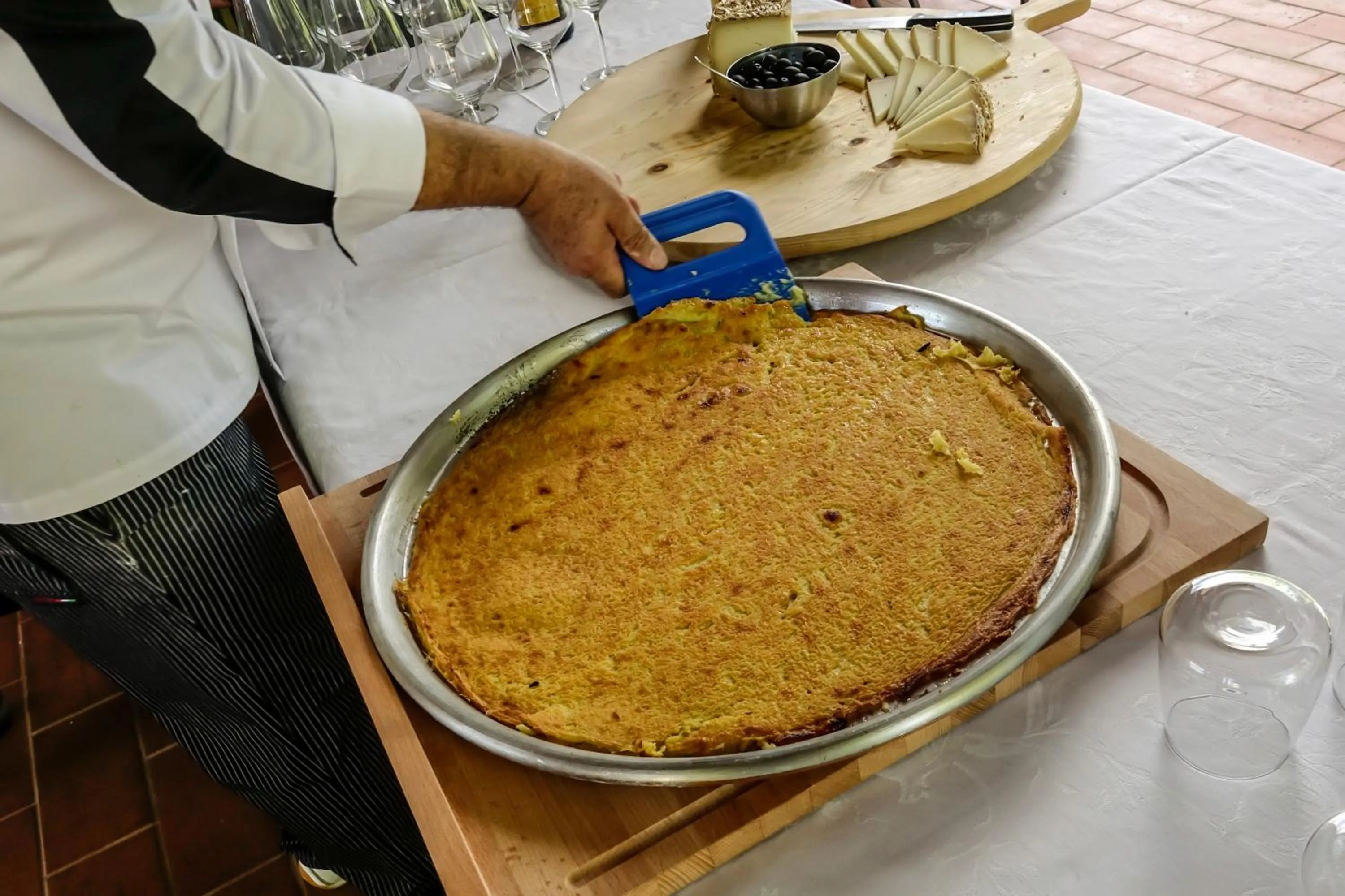 Food close-up in Villa Colombai