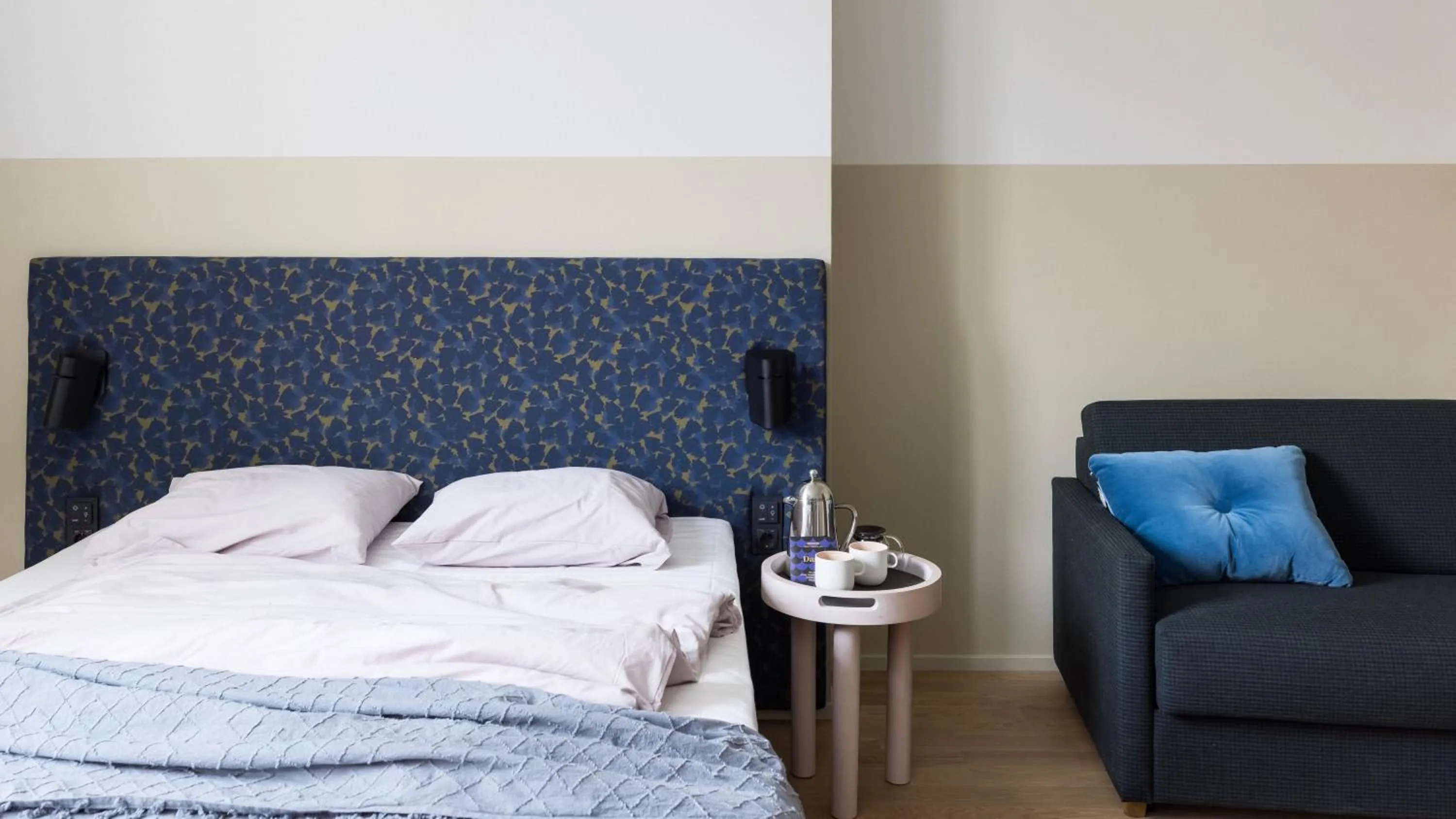 Bed in Bob W Helsinki City Centre