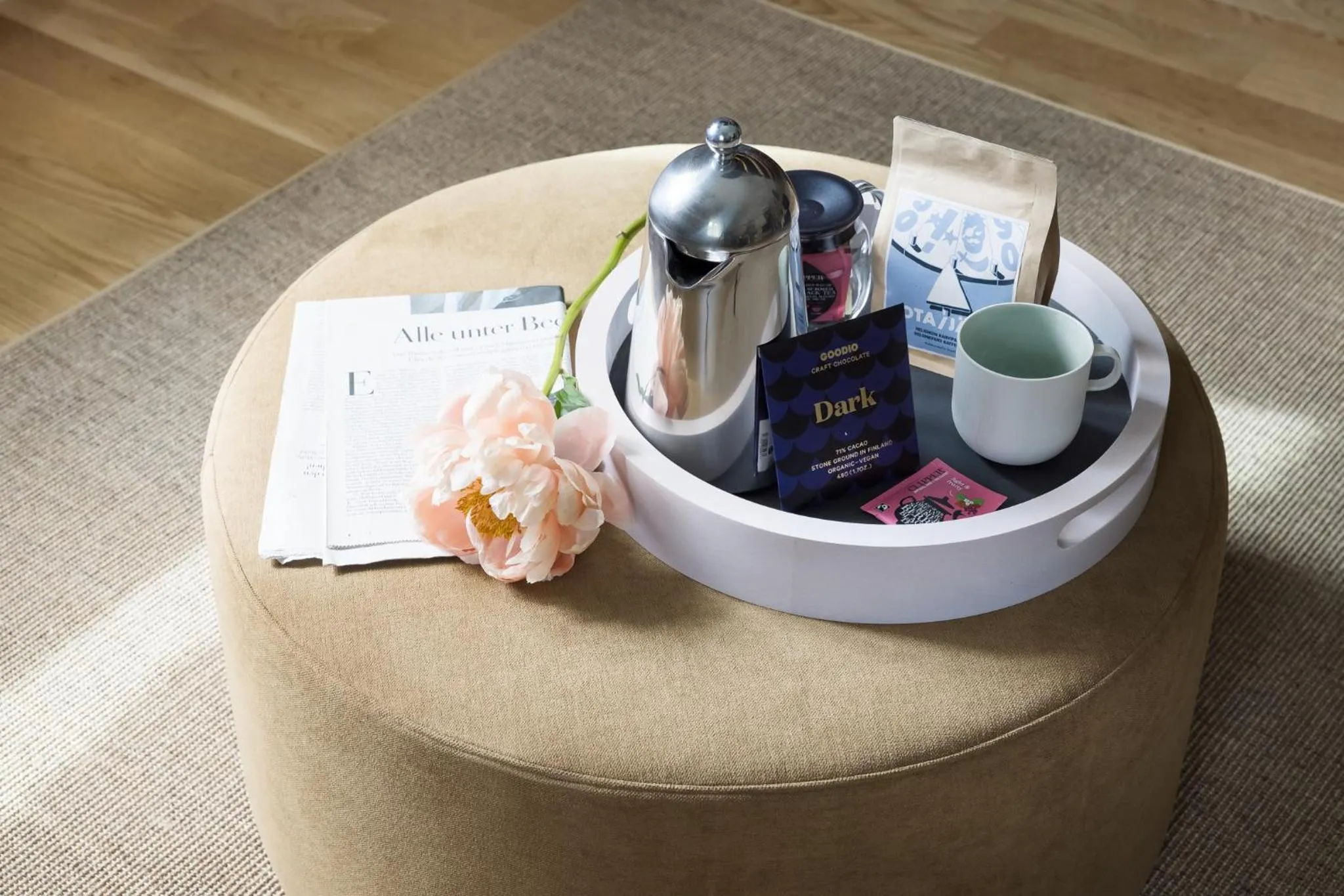 Bedroom in Bob W Helsinki City Centre