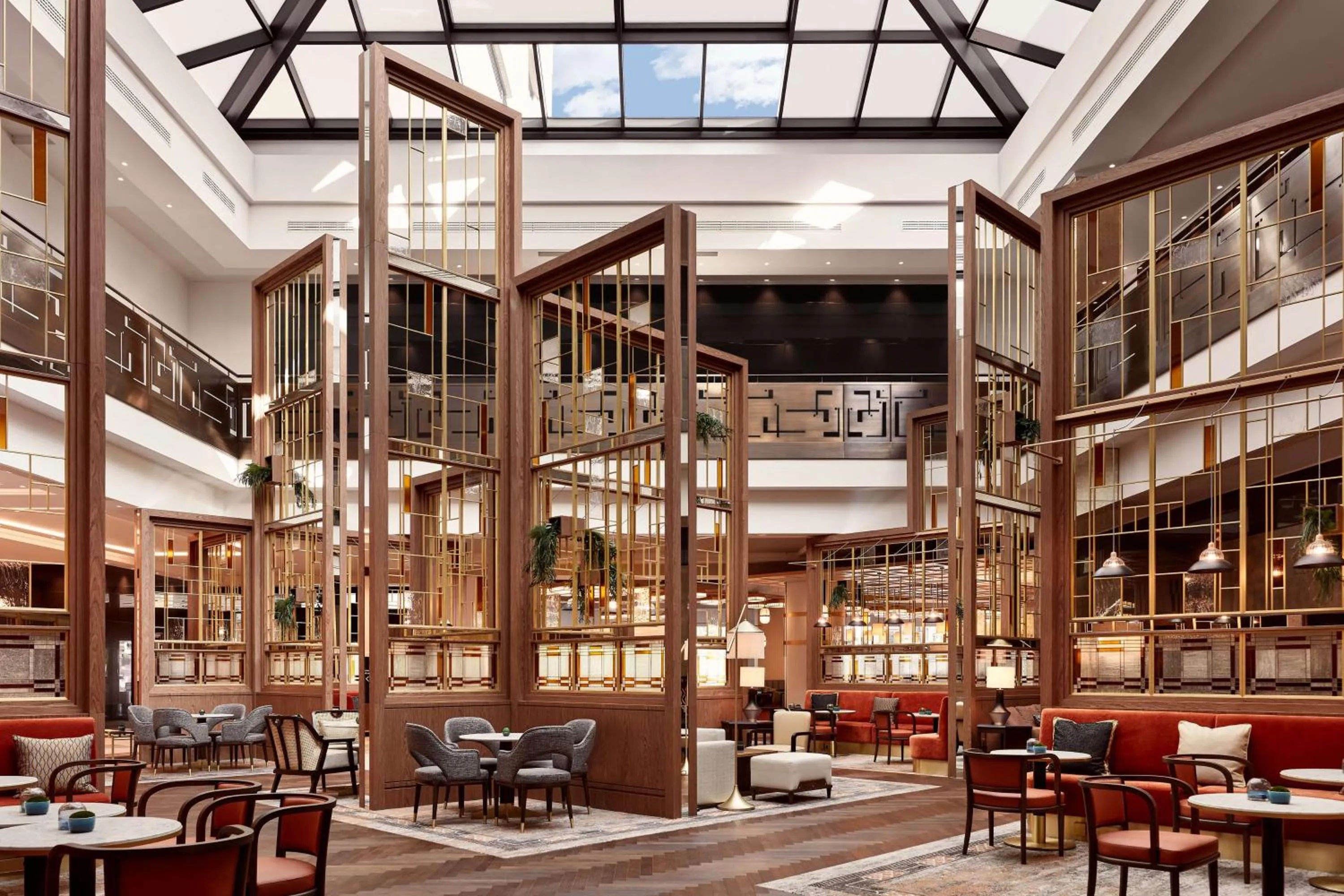 Lobby or reception in Hilton Vienna Park