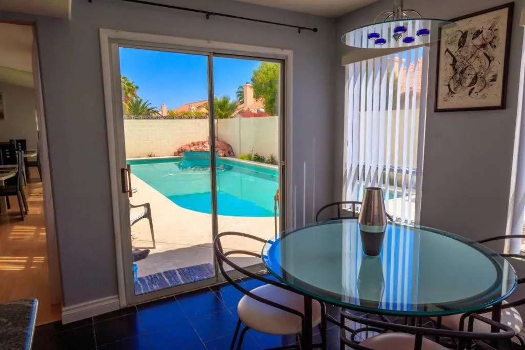 Dining area in Luxury 1900 SQ FT House Huge 46 FT Pool & Hot SPA