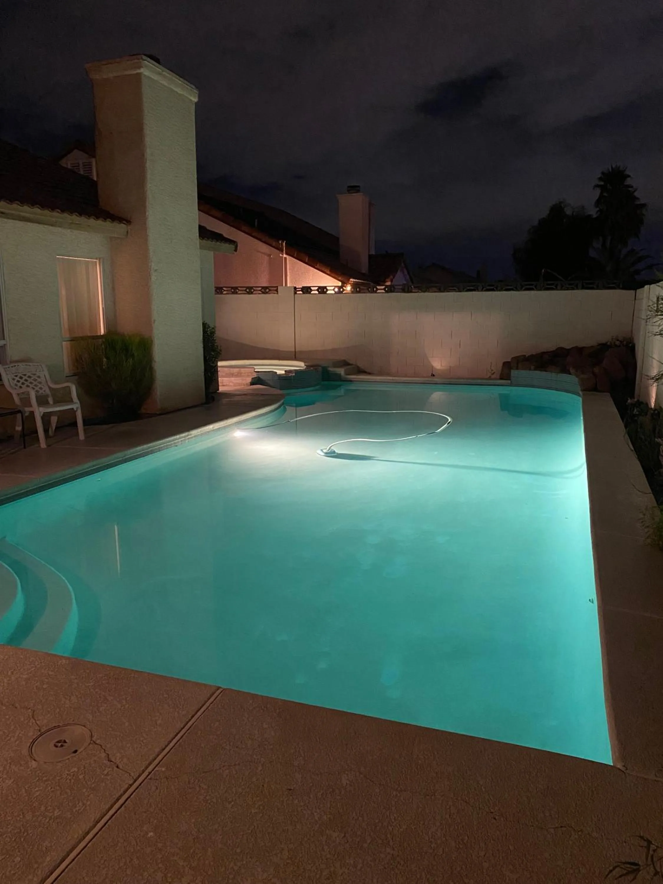 Pool view in Luxury 1900 SQ FT House Huge 46 FT Pool & Hot SPA
