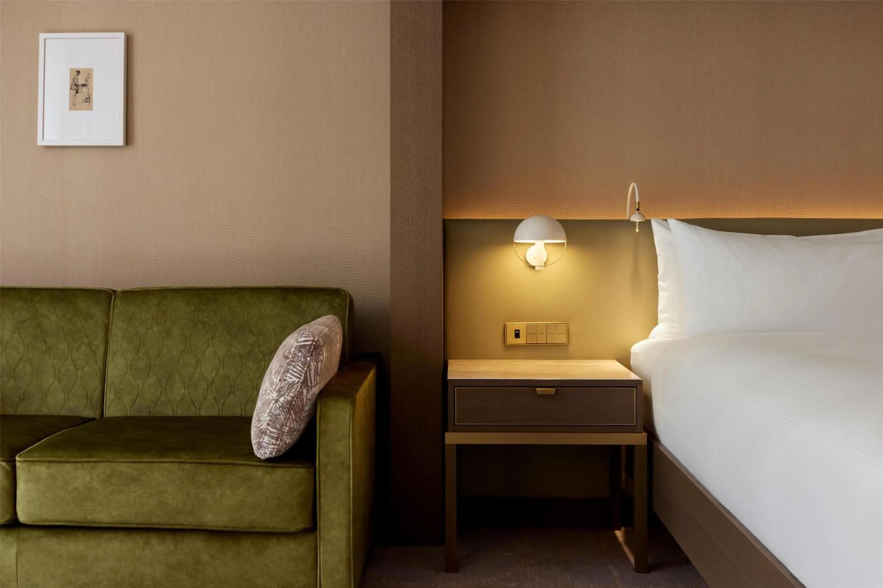 Bed in Hilton Vienna Plaza