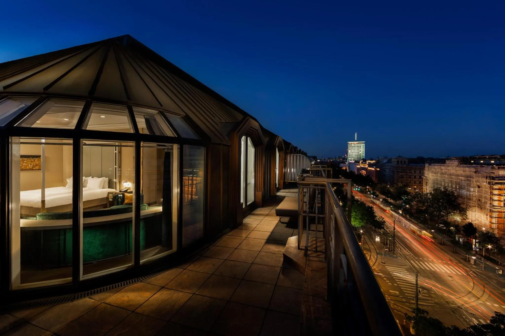 City view in Hilton Vienna Plaza