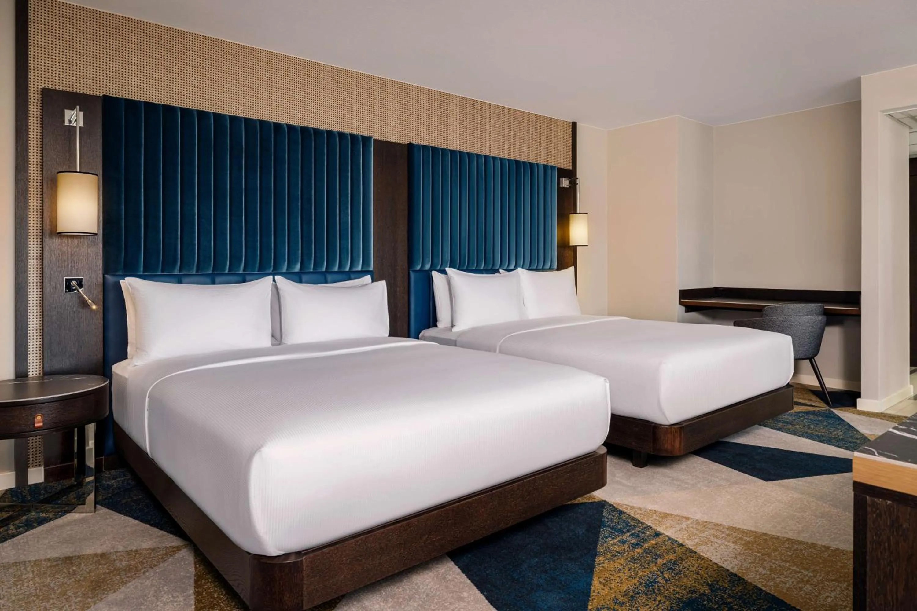 Bed in Hilton Vienna Waterfront