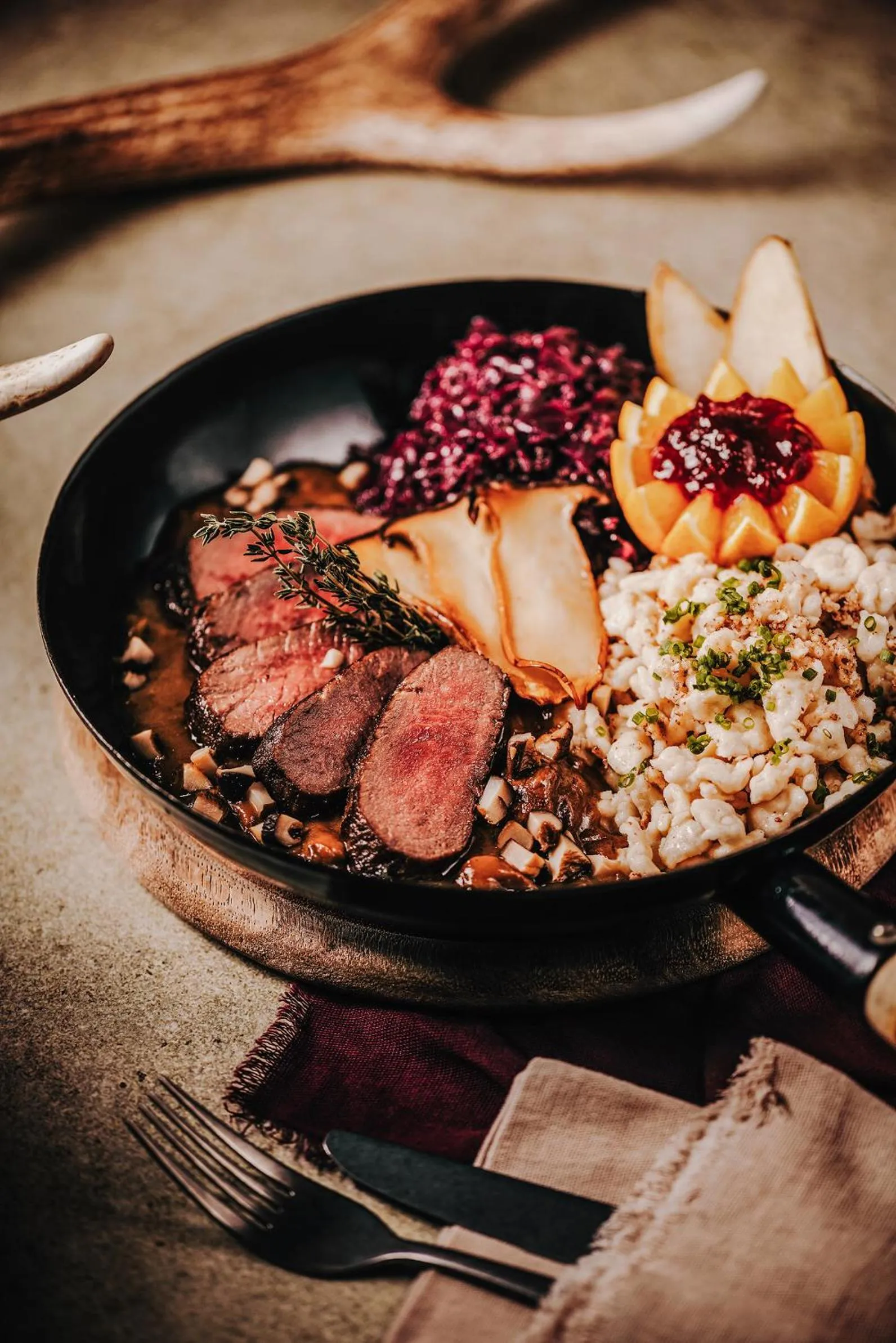 Food and drinks in Hotel Glücksschmiede - Hinterglemm