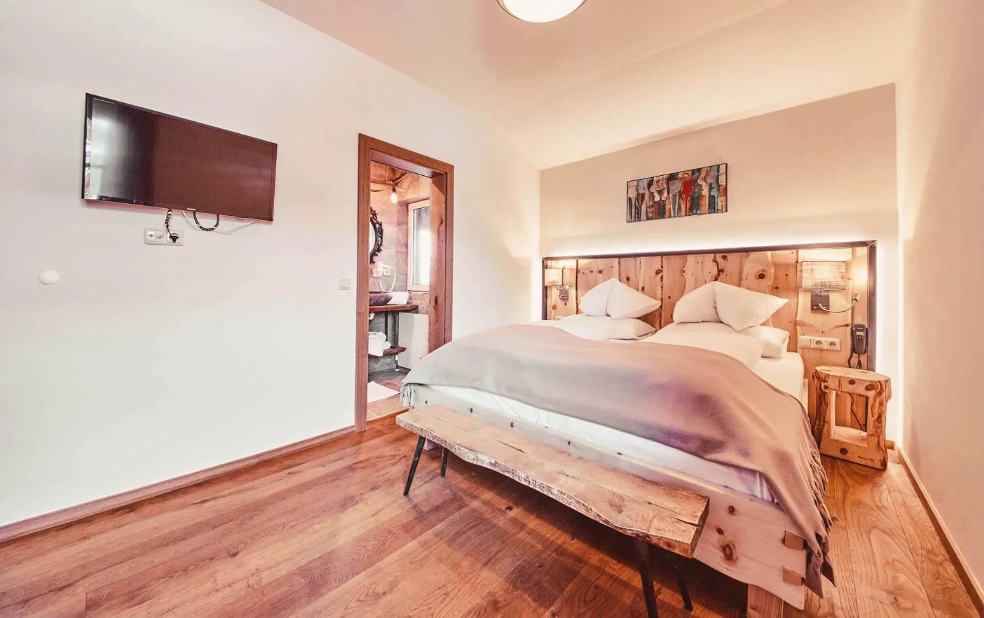 Bed in Hotel Glücksschmiede - Hinterglemm