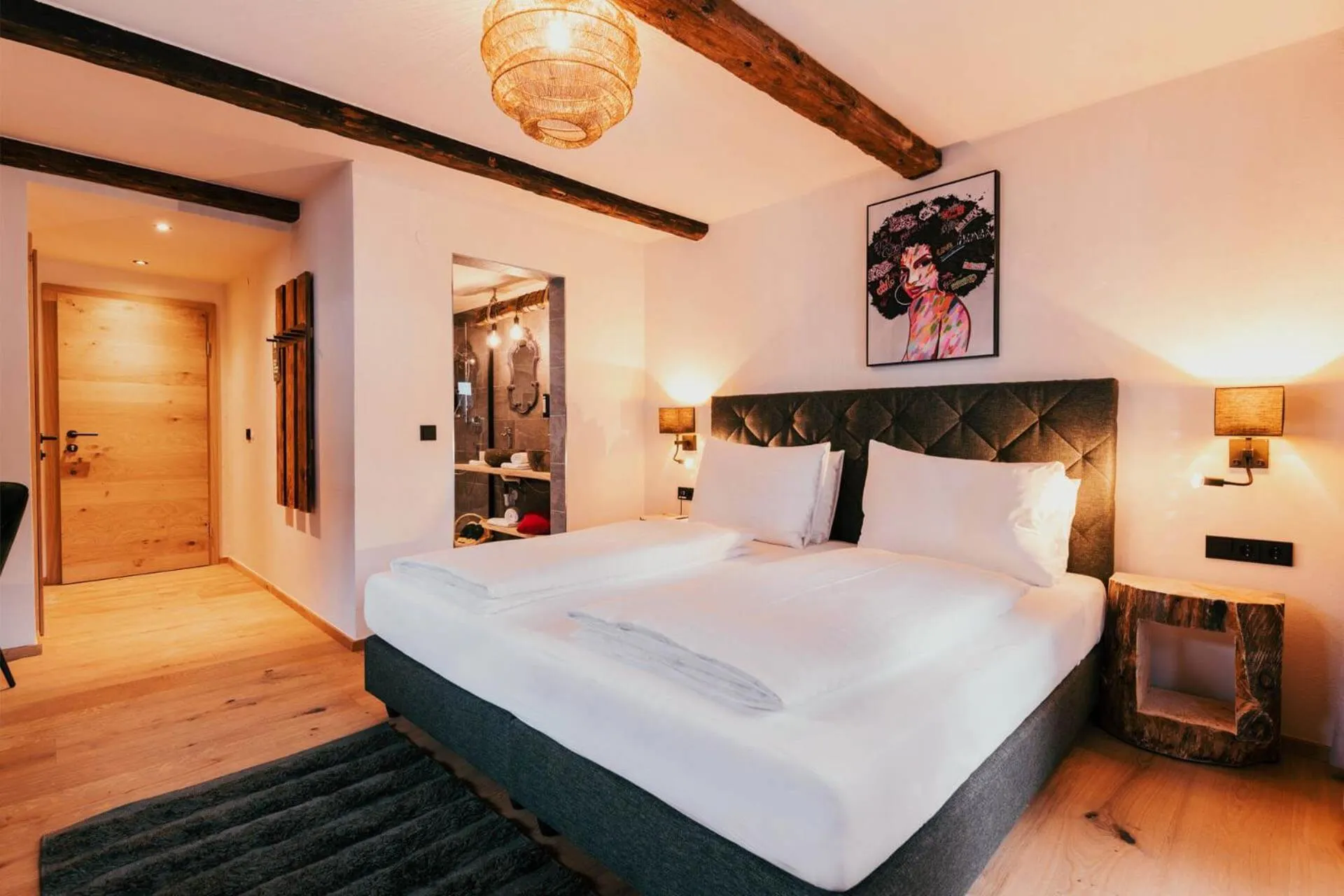 Photo of the whole room, Bed in Hotel Glücksschmiede - Hinterglemm