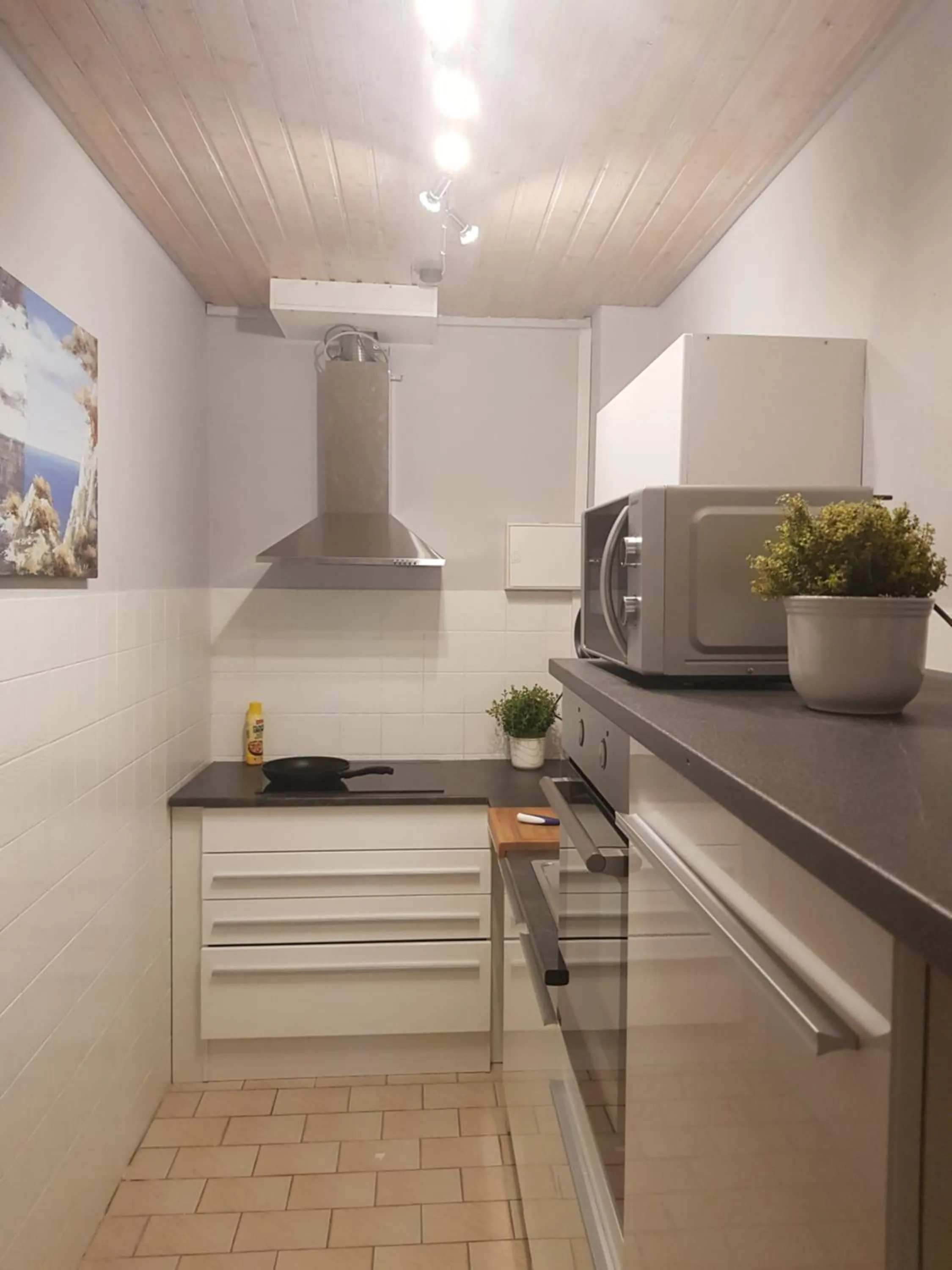 Kitchen or kitchenette in Room and kitchen im Katerberg