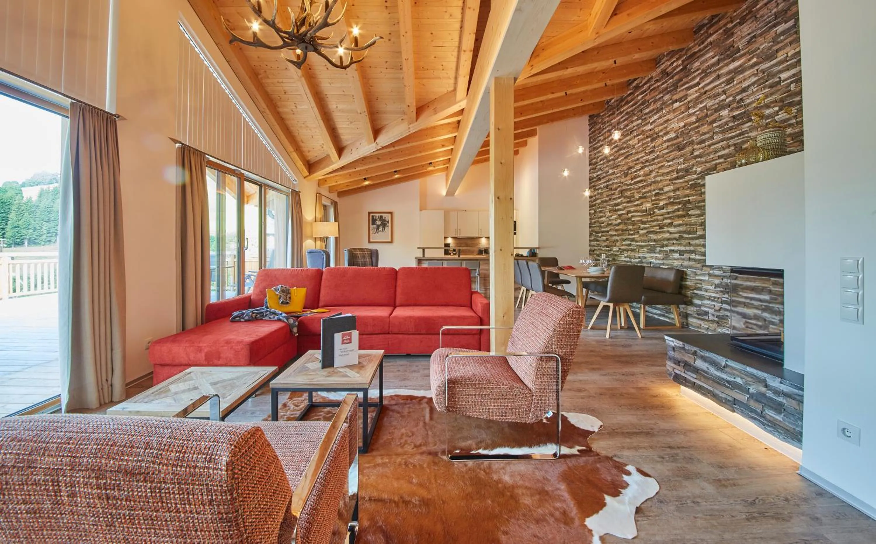 Living room in AlpenParks Hotel & Apartment Sonnleiten