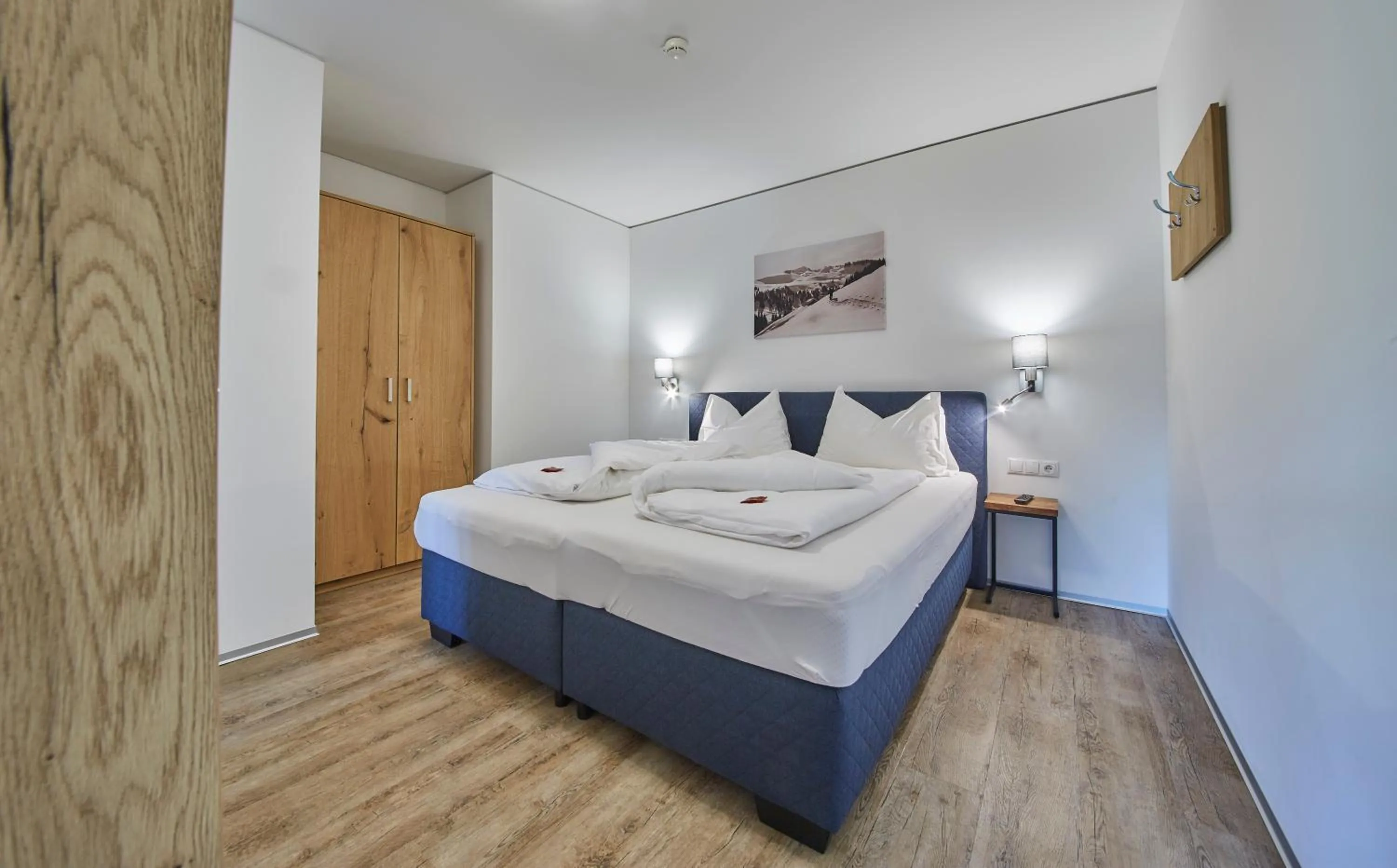 Bed in AlpenParks Hotel & Apartment Sonnleiten