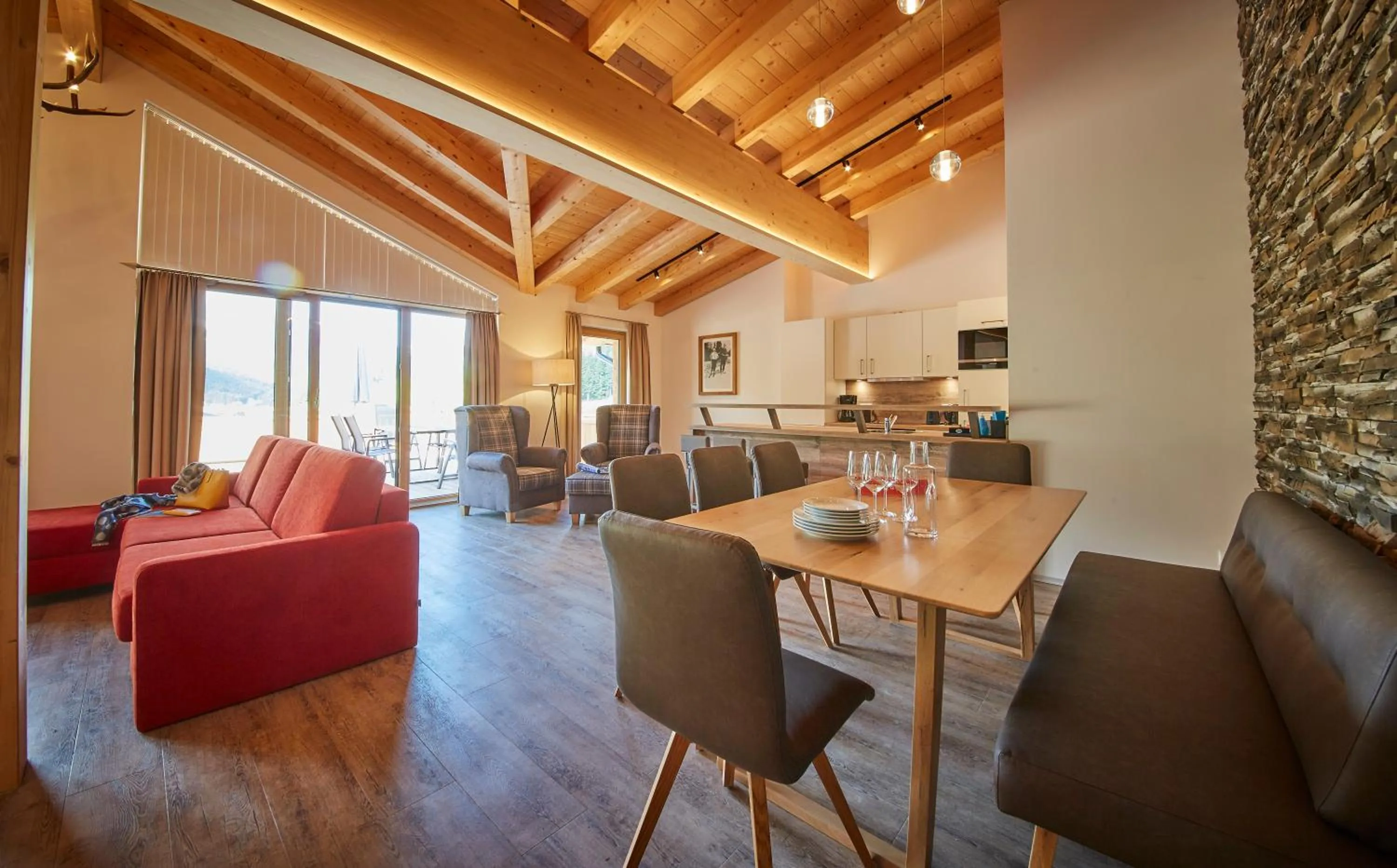 Living room in AlpenParks Hotel & Apartment Sonnleiten