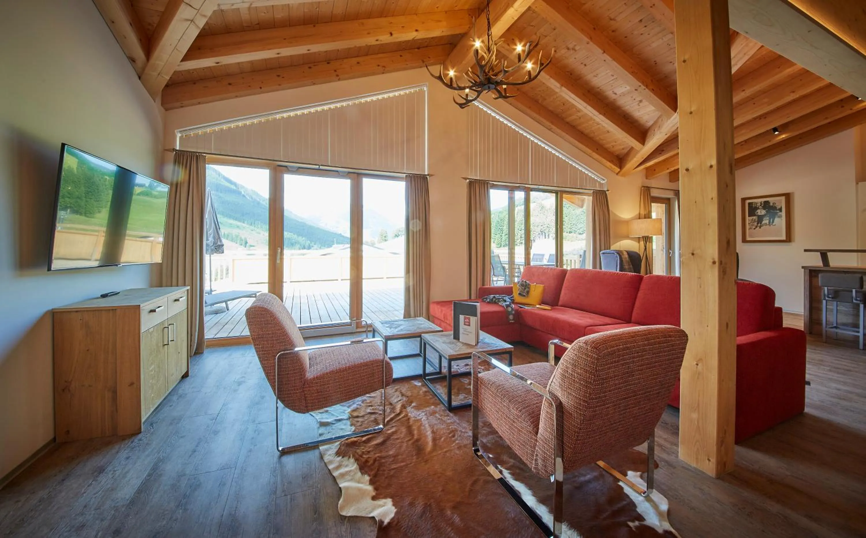 Living room in AlpenParks Hotel & Apartment Sonnleiten