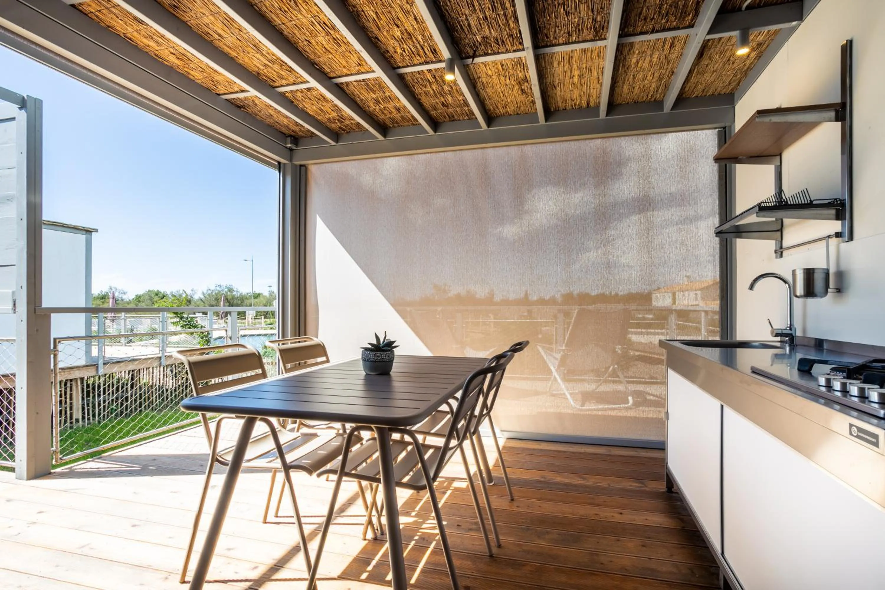 Balcony/Terrace in Lodges de Camargue
