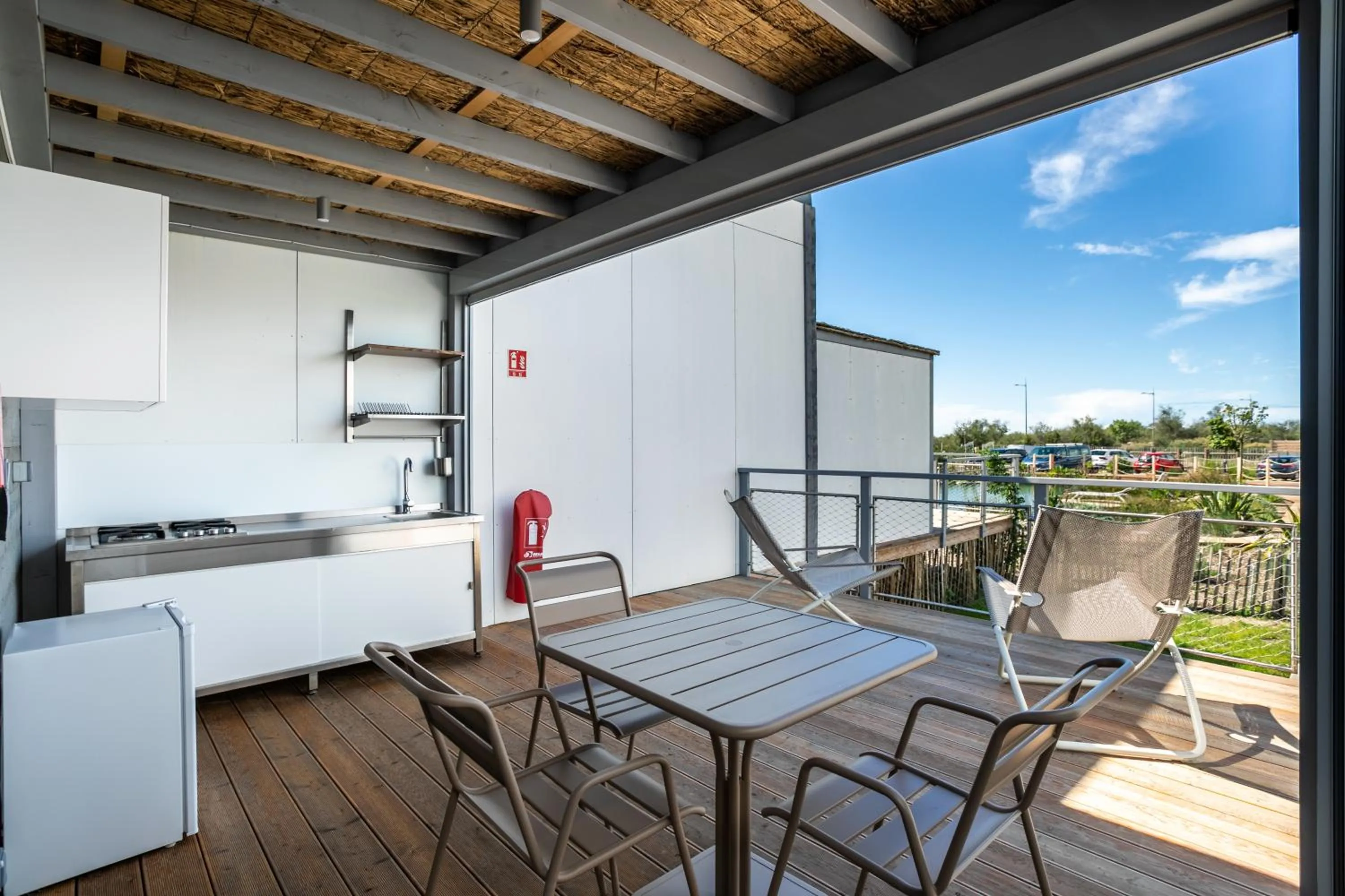 Balcony/Terrace in Lodges de Camargue