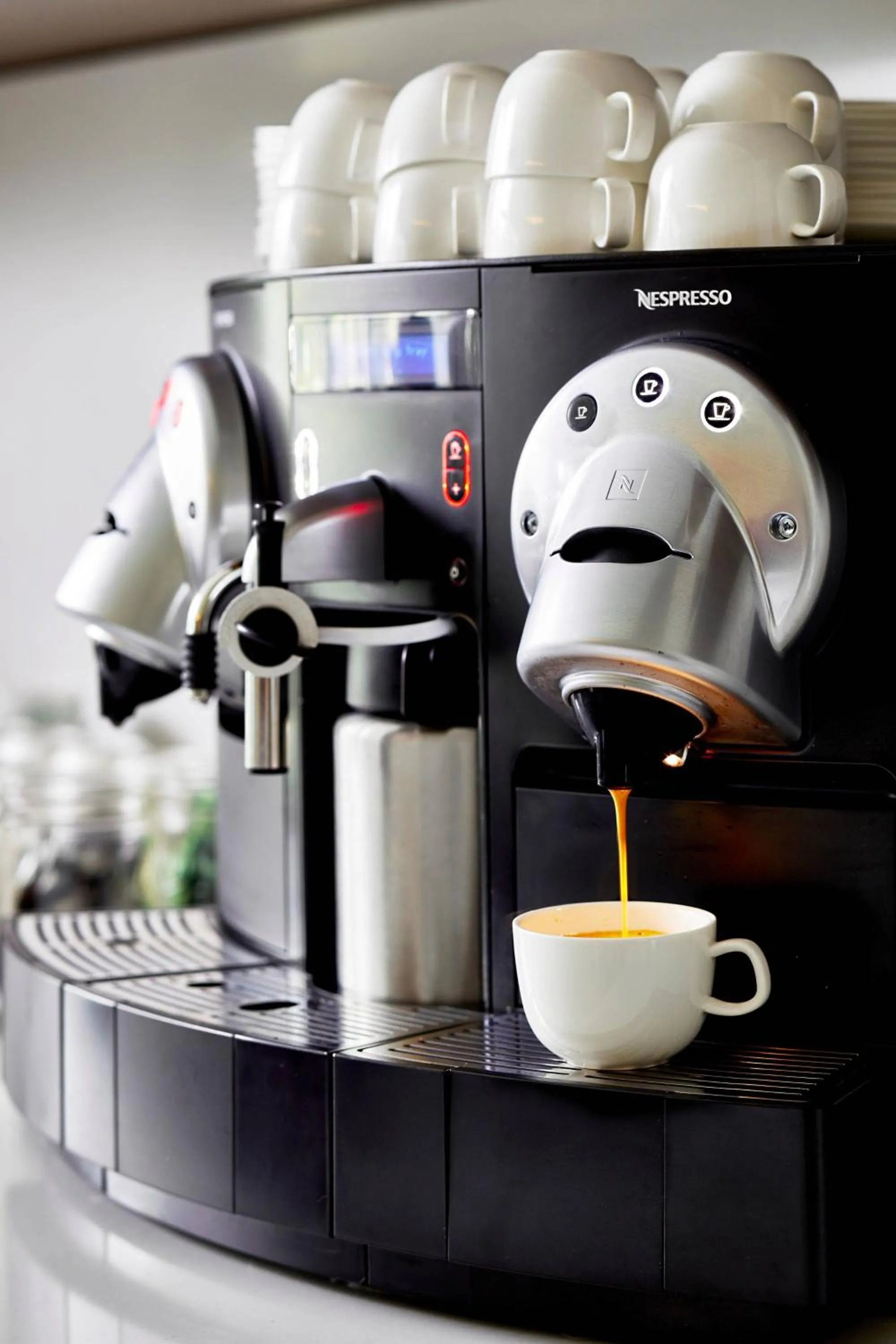 Kitchen or kitchenette in AC Hotel by Marriott Tuscaloosa Downtown