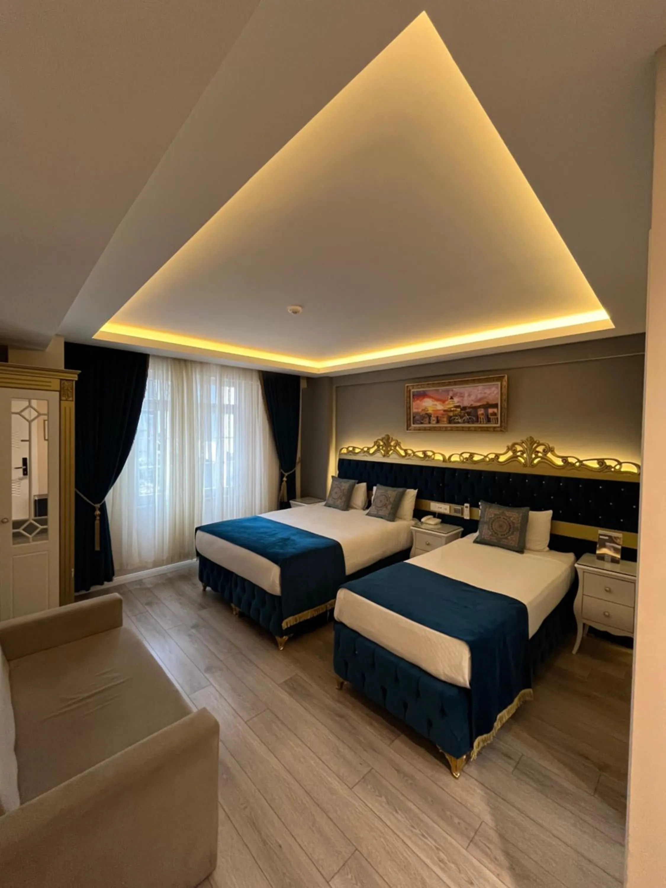 Bed in Constantinopolis Hotel