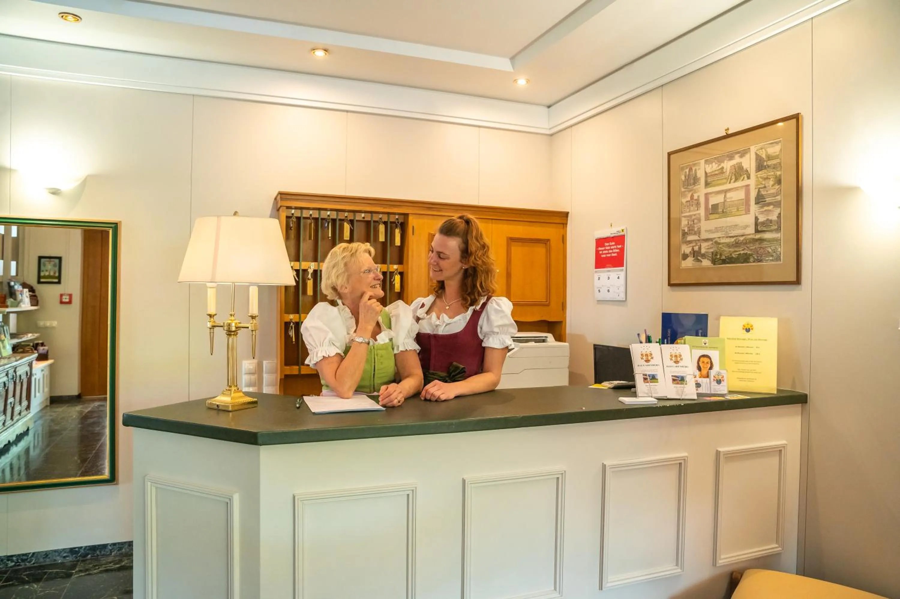 Lobby or reception in Hotel Haus Arenberg