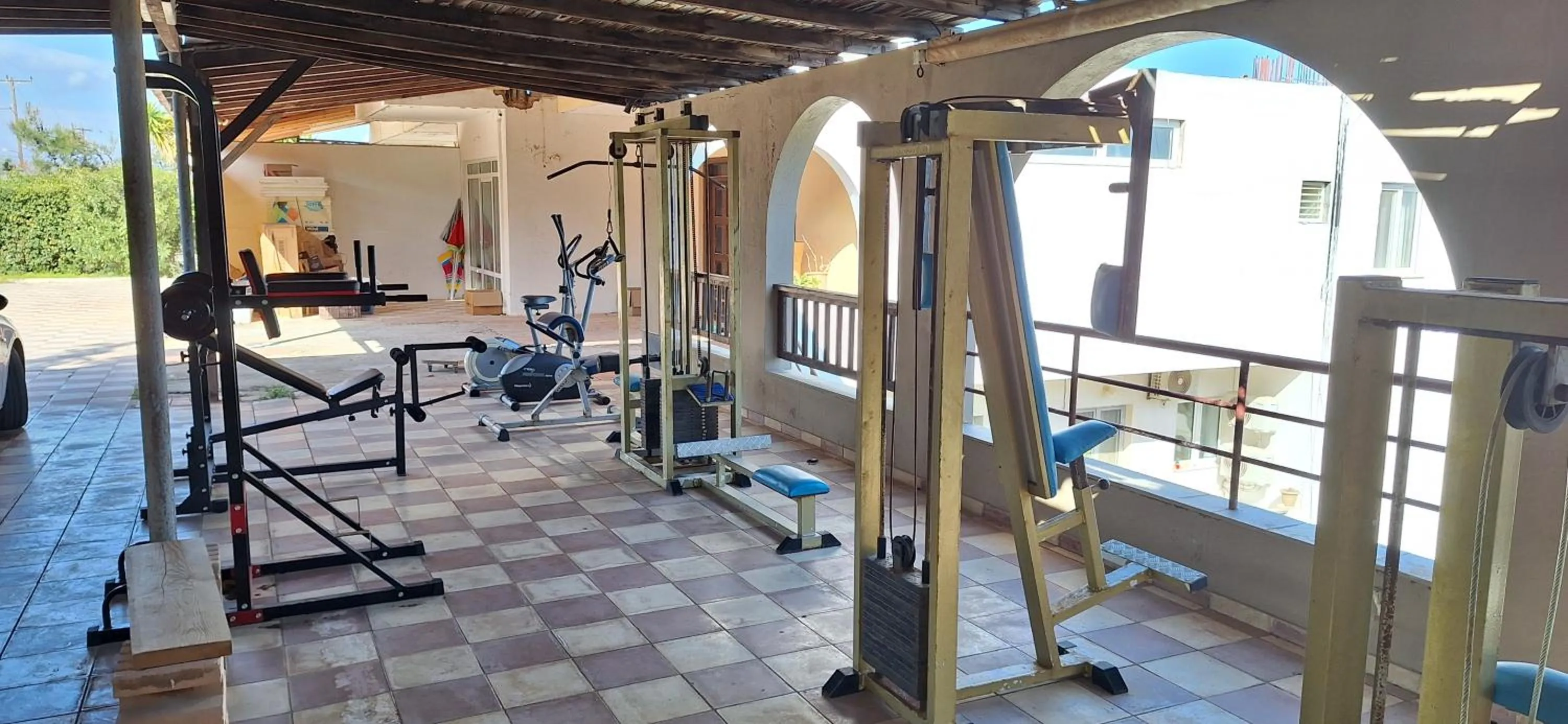 Fitness centre/facilities in Aegean Apartments