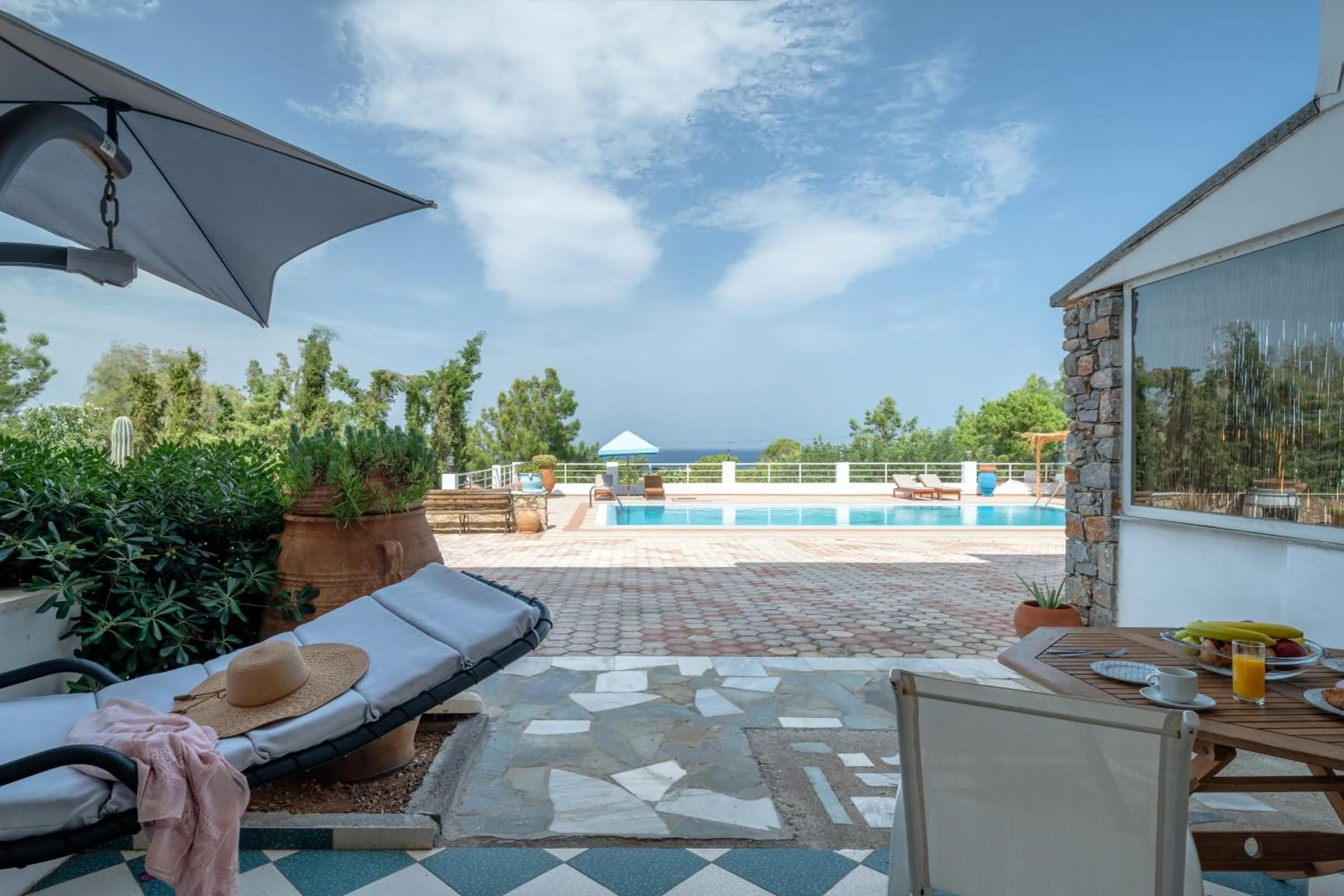 Balcony/Terrace in Aegean Apartments