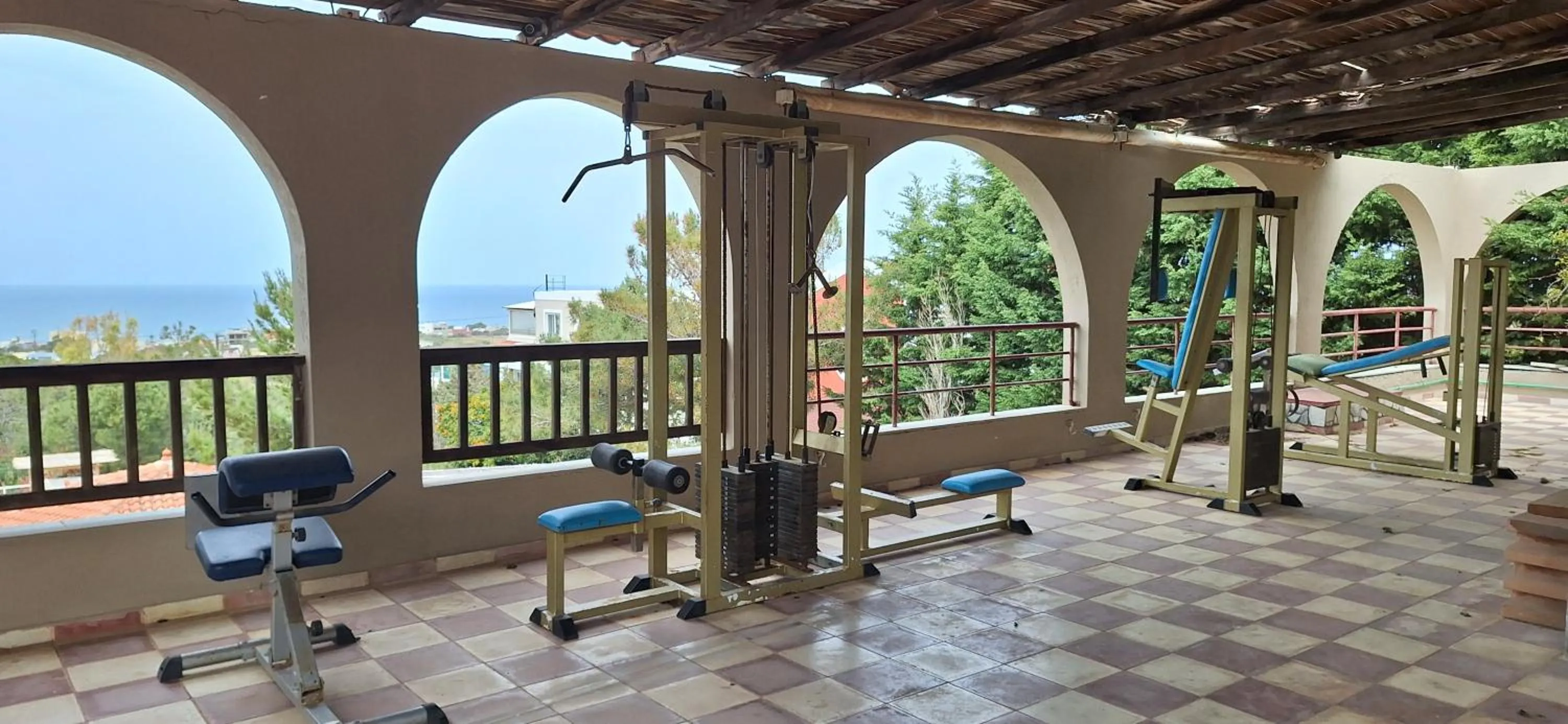 Fitness centre/facilities in Aegean Apartments