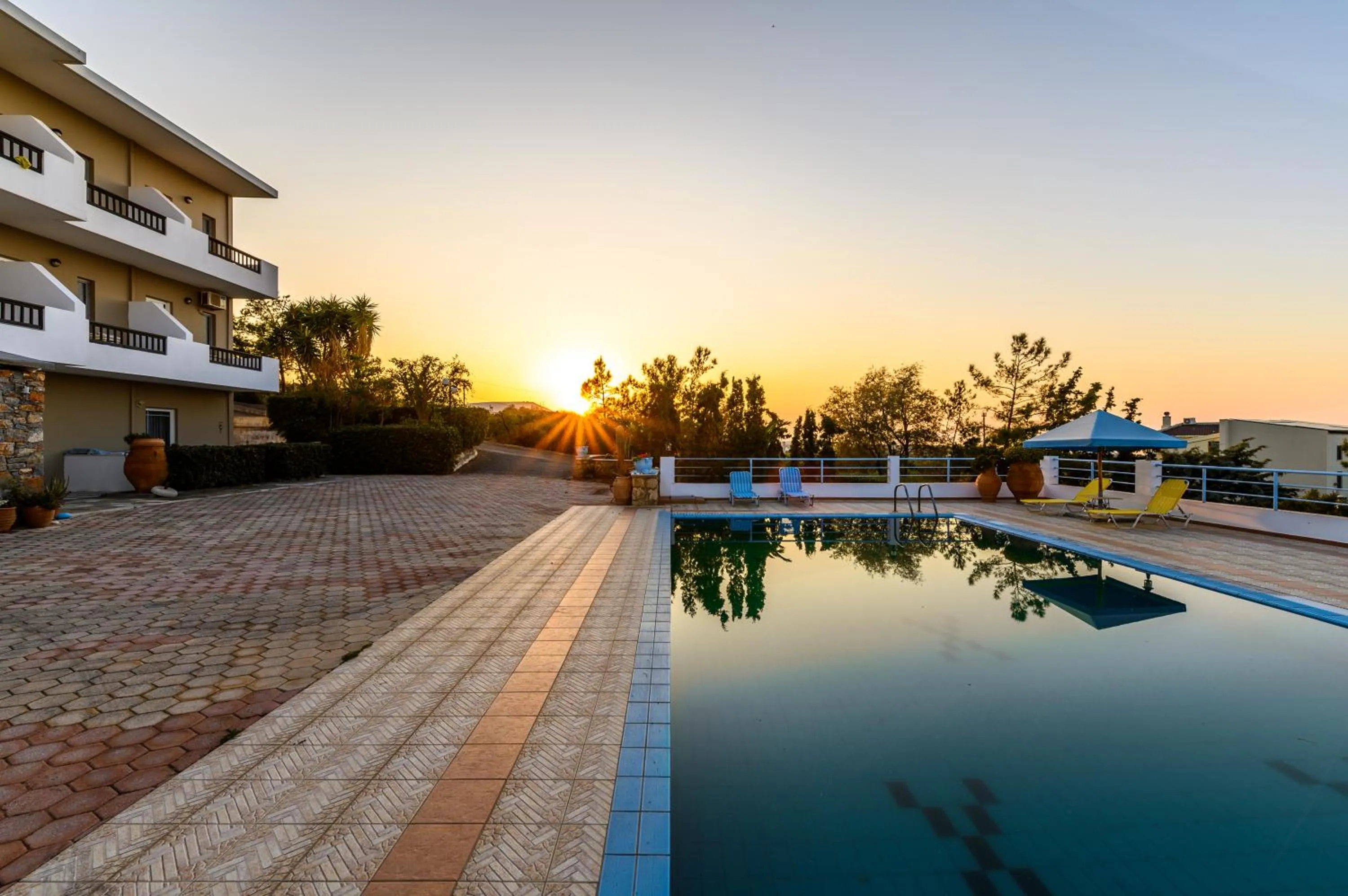 Swimming pool in Aegean Apartments