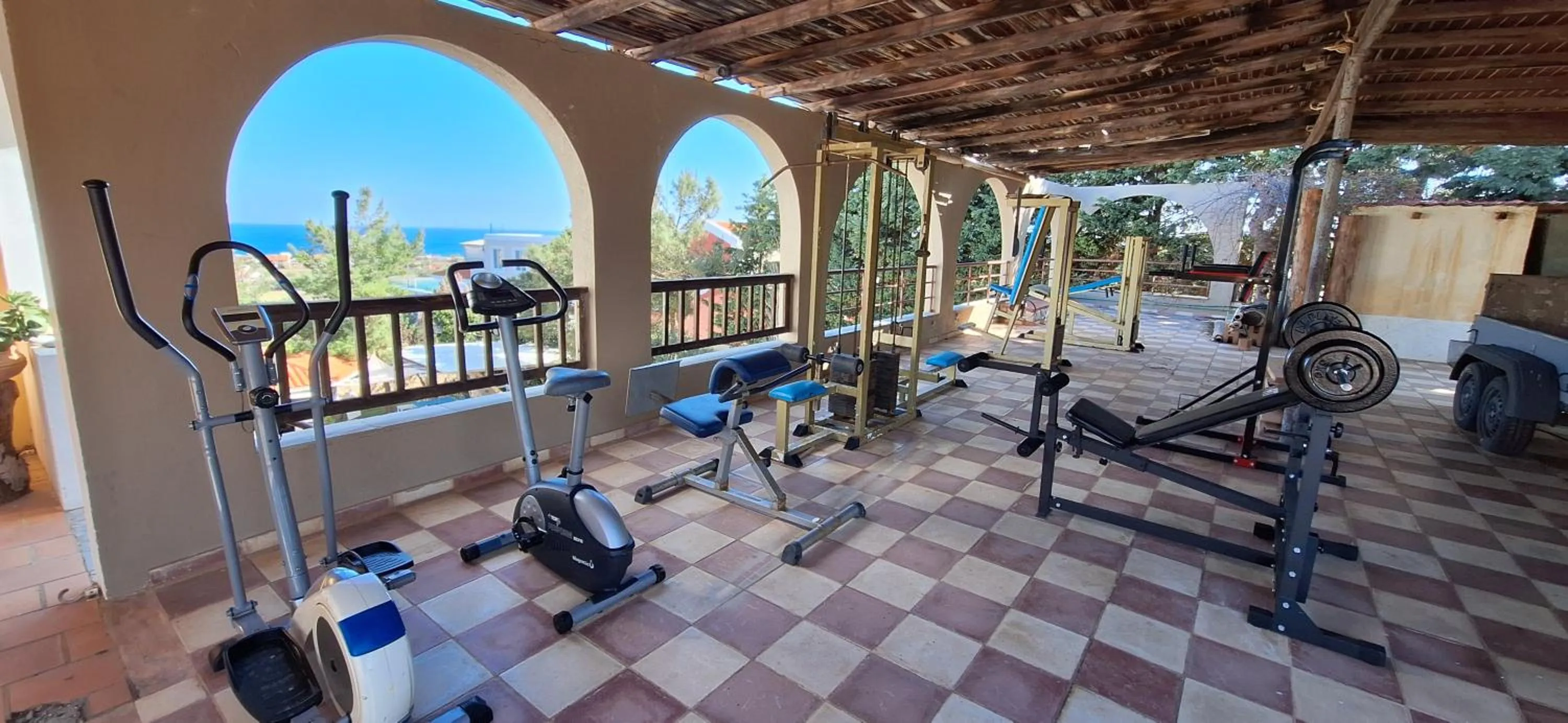 Fitness centre/facilities in Aegean Apartments