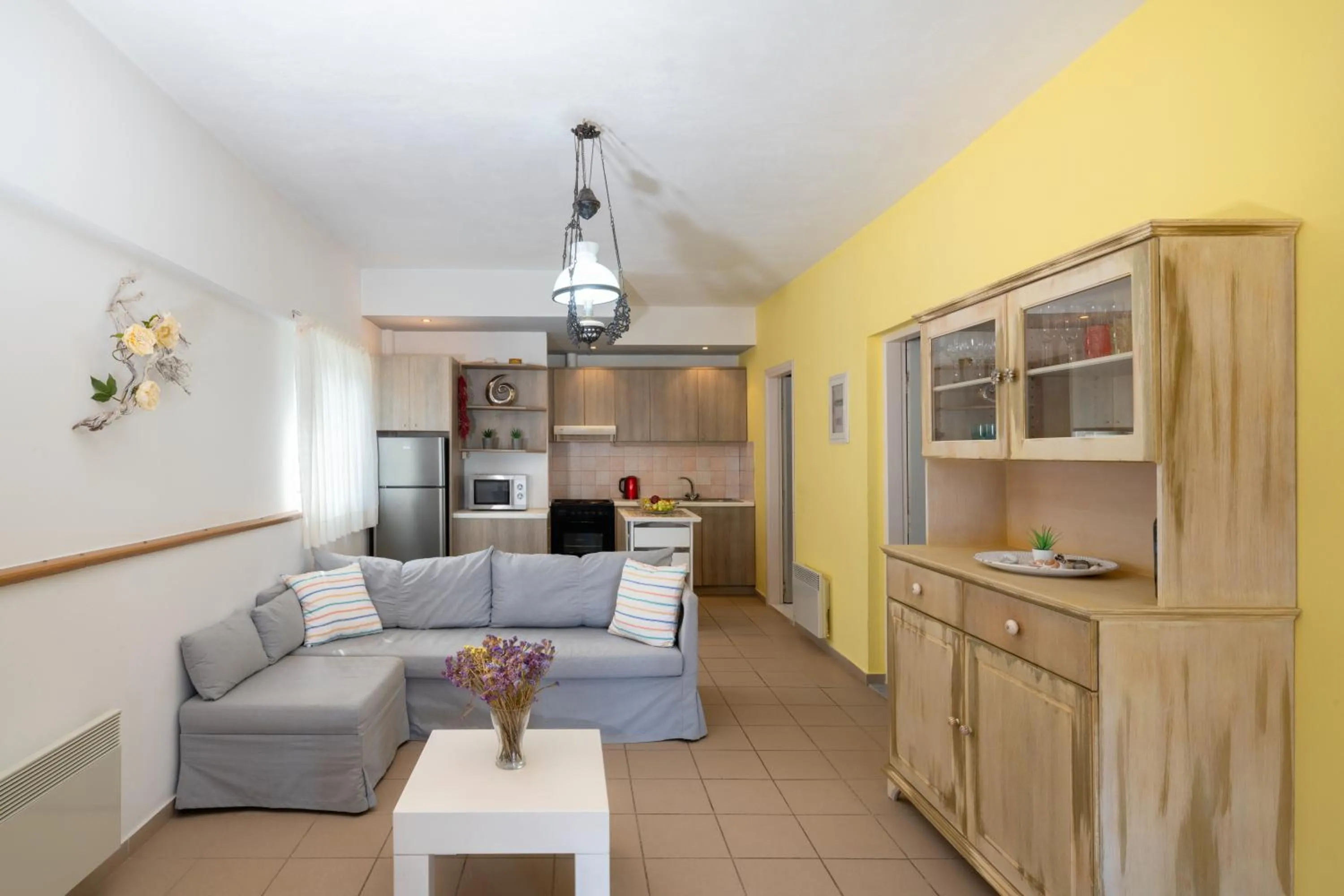 Living room in Aegean Apartments