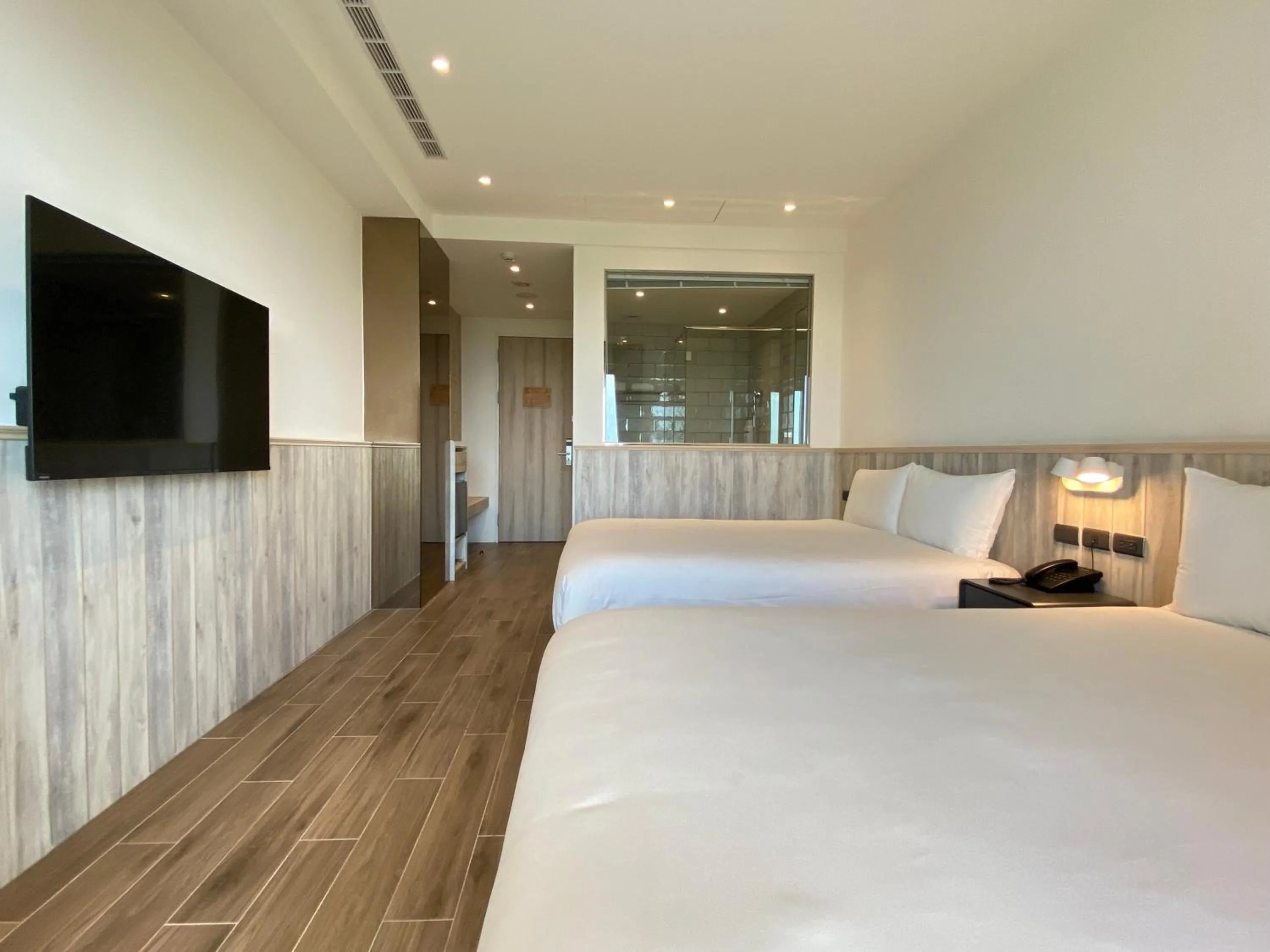 Photo of the whole room, Bed in Shineworld 11