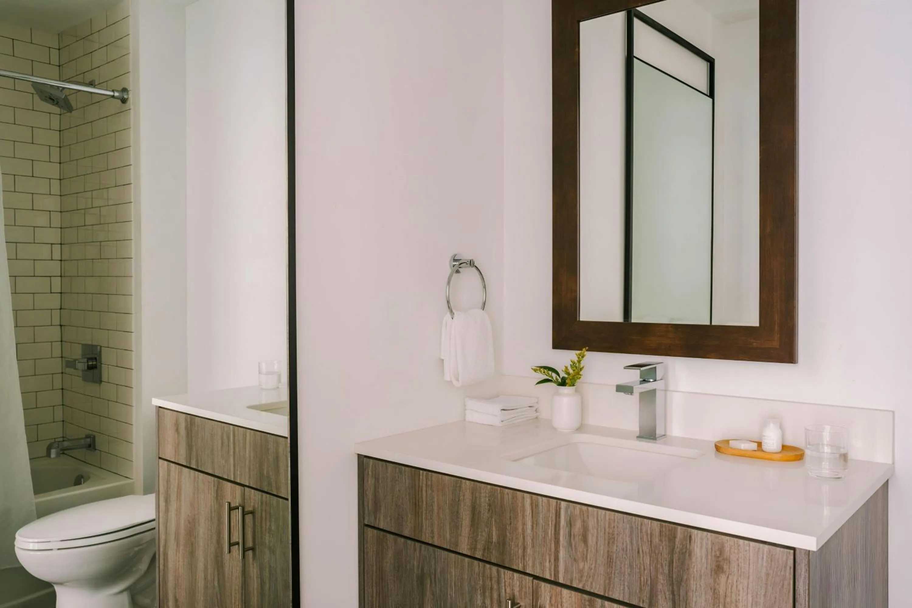 Bathroom in Sonder by Marriott Bonvoy The Witherspoon Apartments Center City