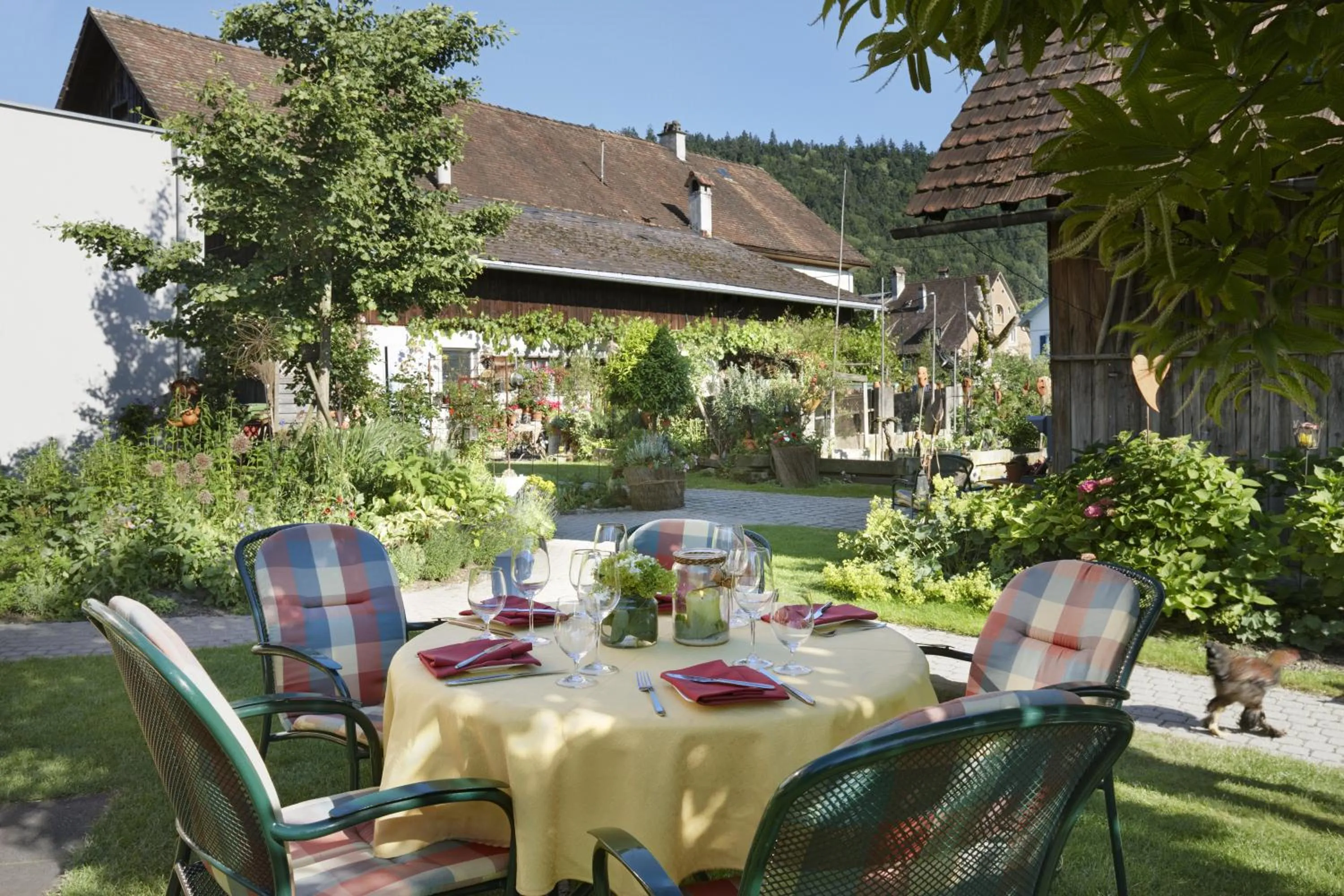 Garden in Hotel Restaurant Mohren