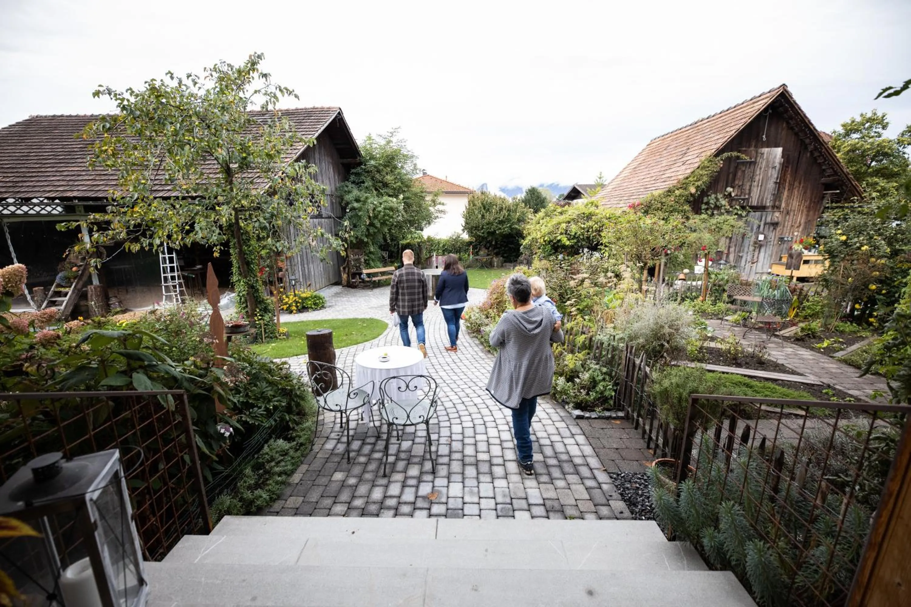 Garden in Hotel Restaurant Mohren