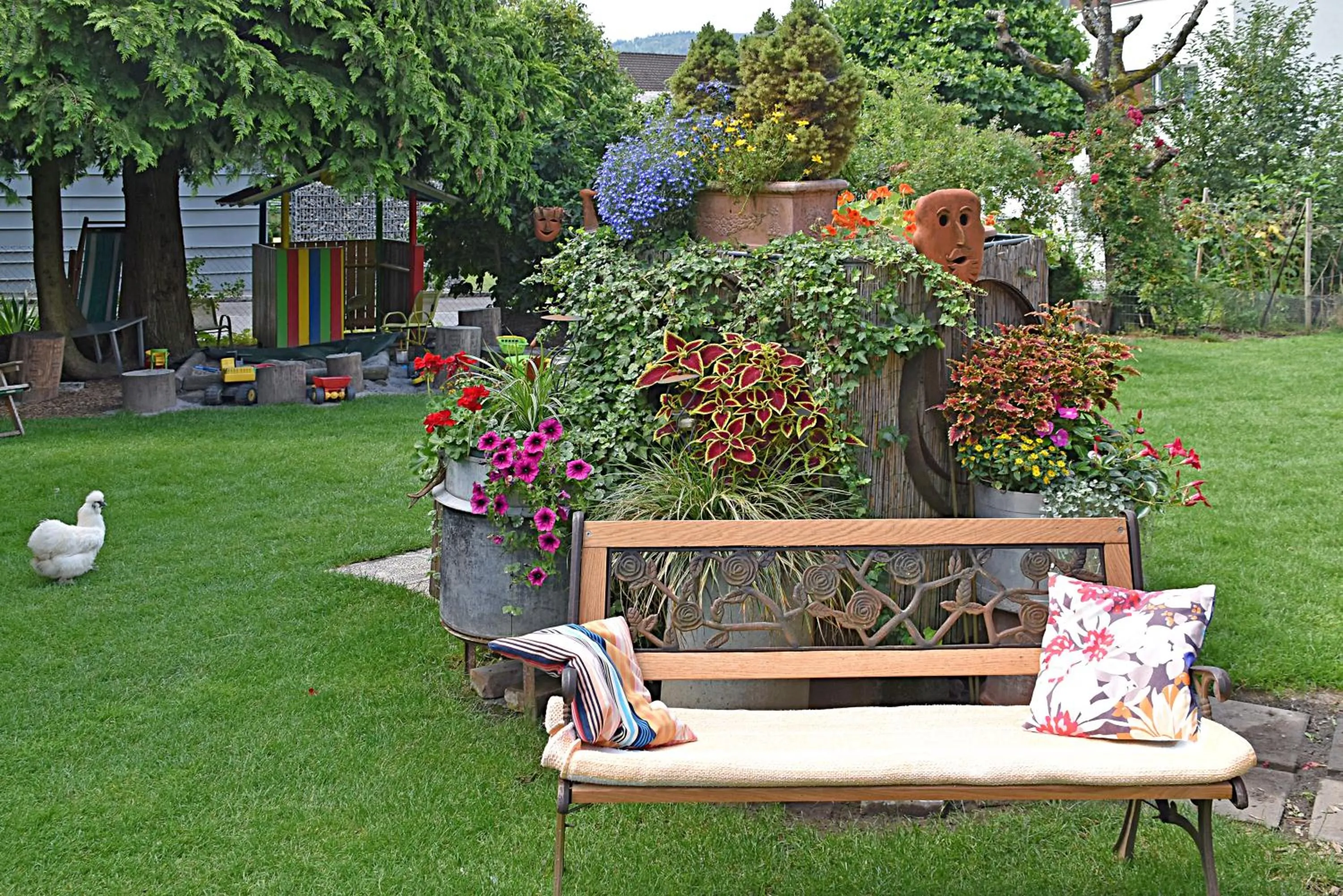 Garden in Hotel Restaurant Mohren