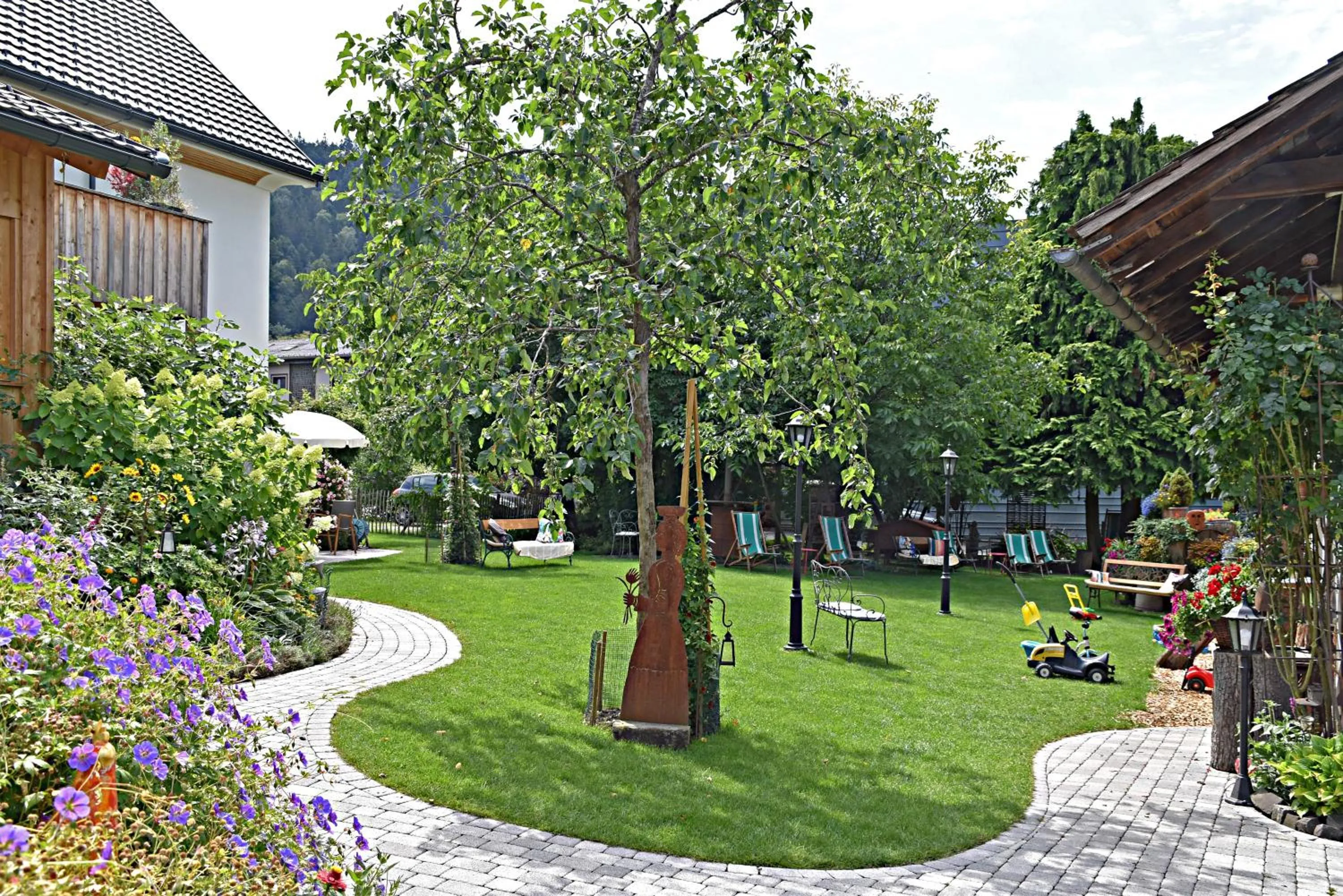 Garden in Hotel Restaurant Mohren