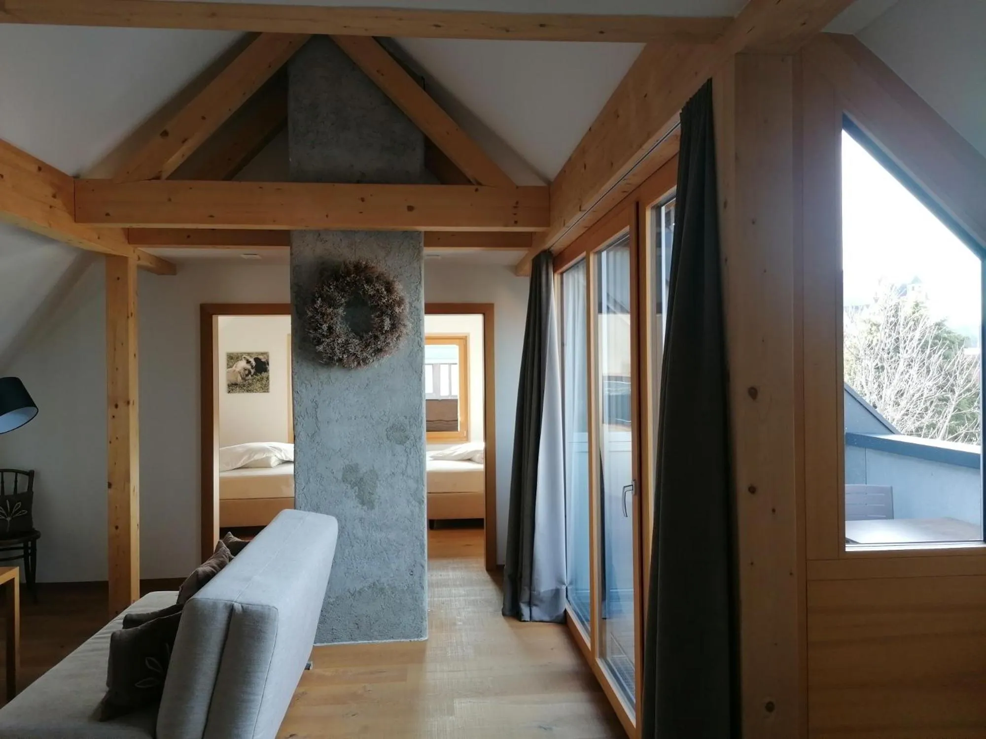 Bed in Hotel Restaurant Mohren