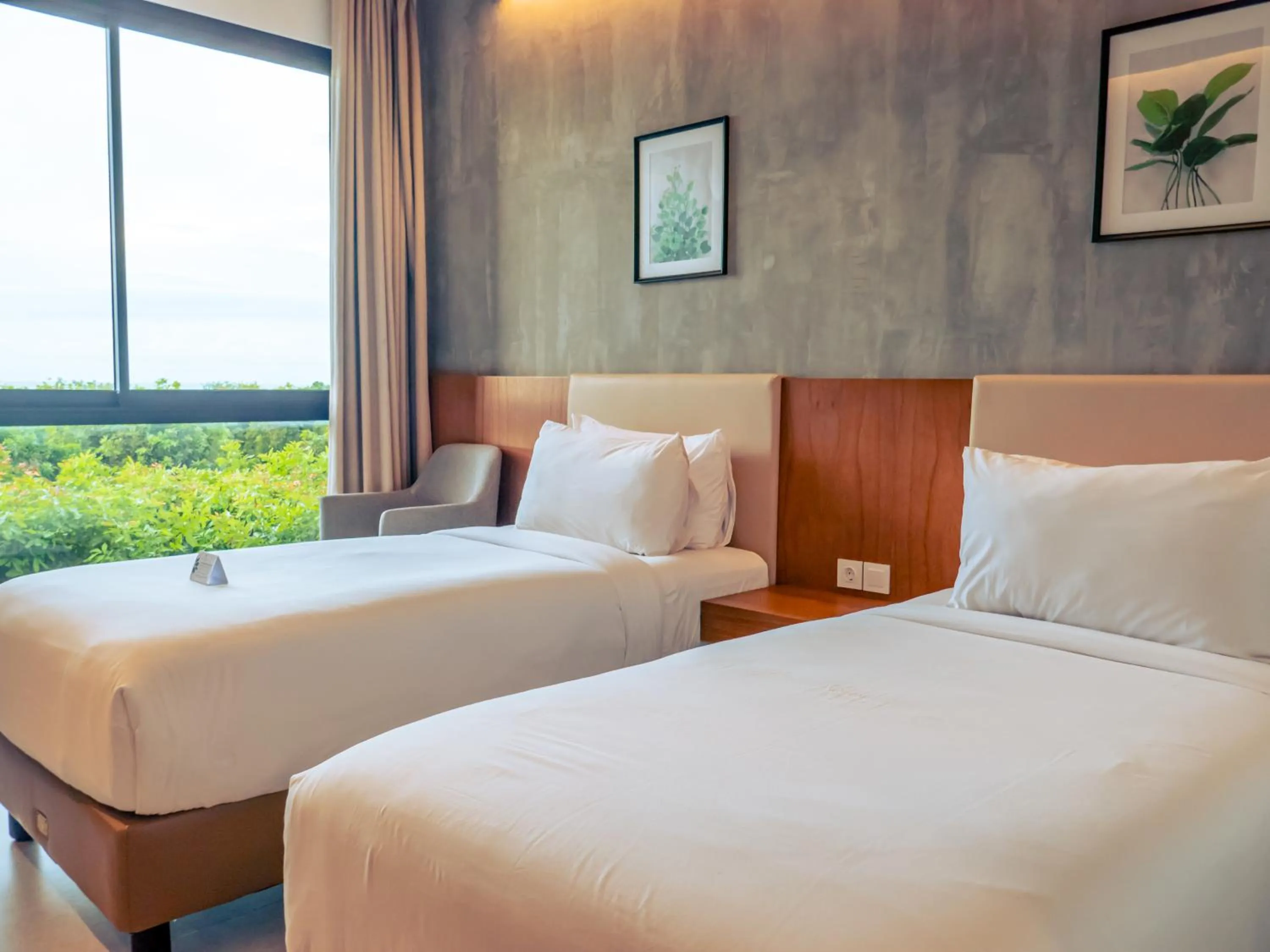 Bed in Kambaniru Beach Hotel and Resort