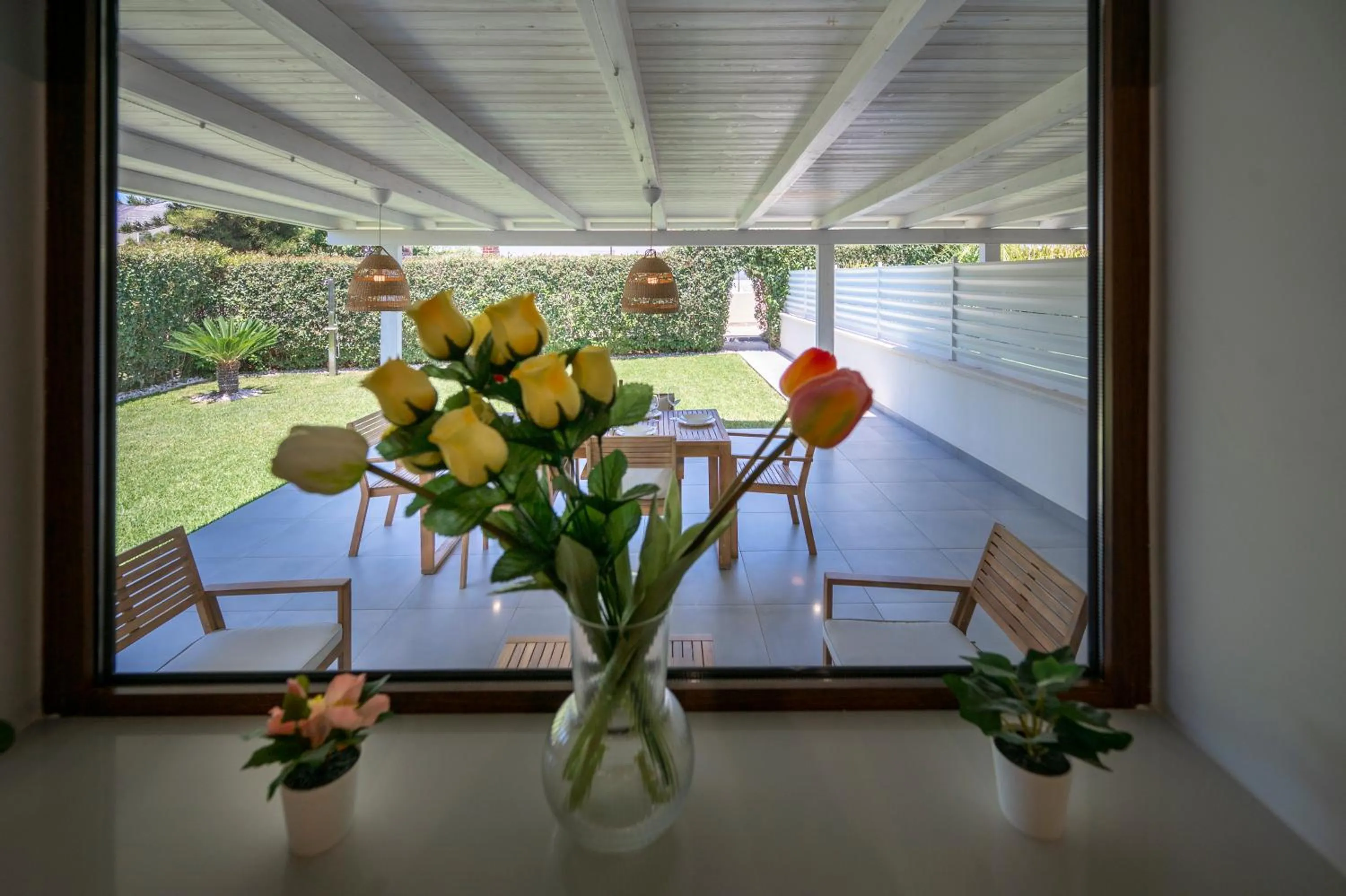 Garden in Villa Dolmen Beach