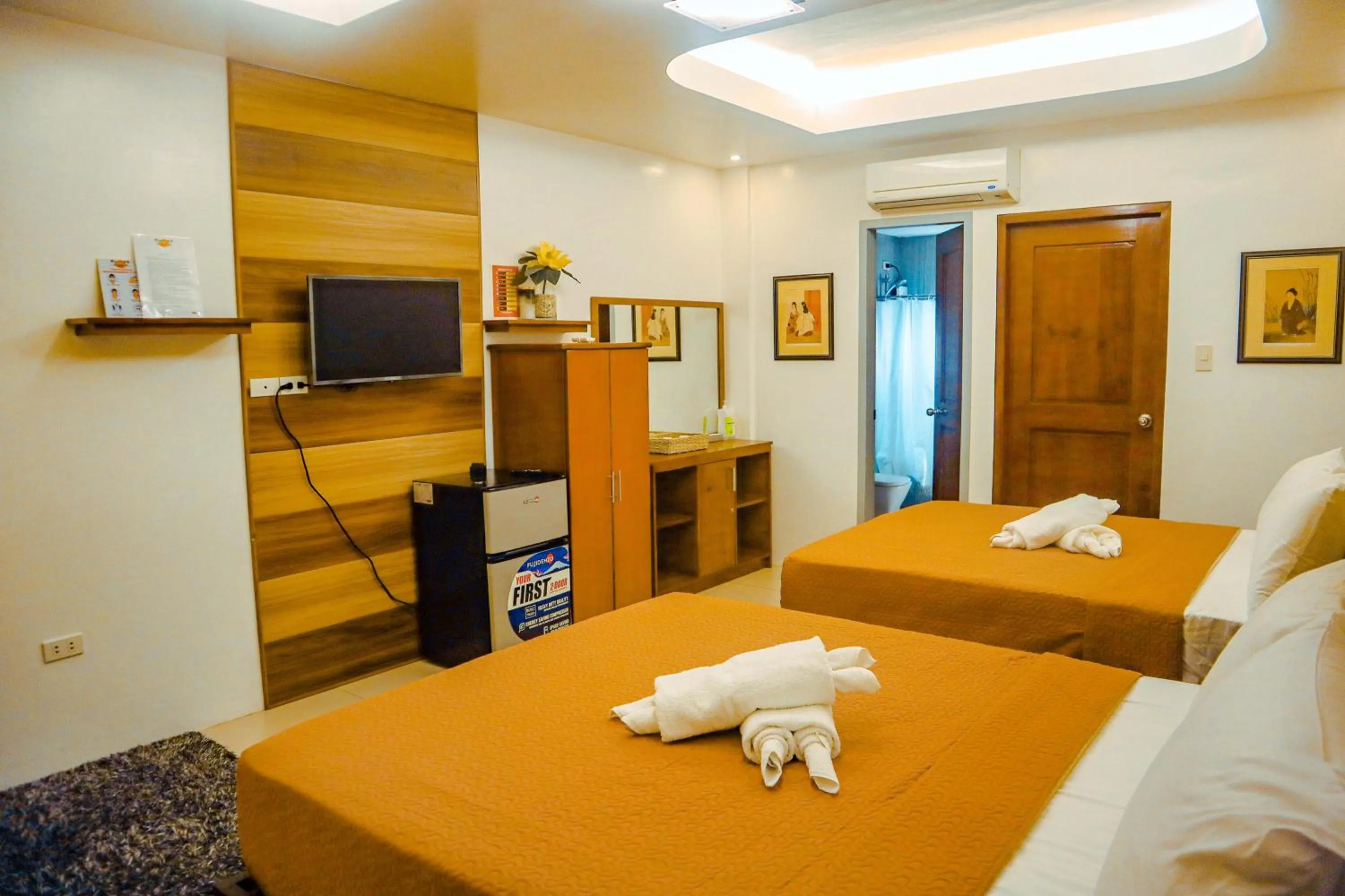 TV and multimedia, Bed in Youhan Beach Resort