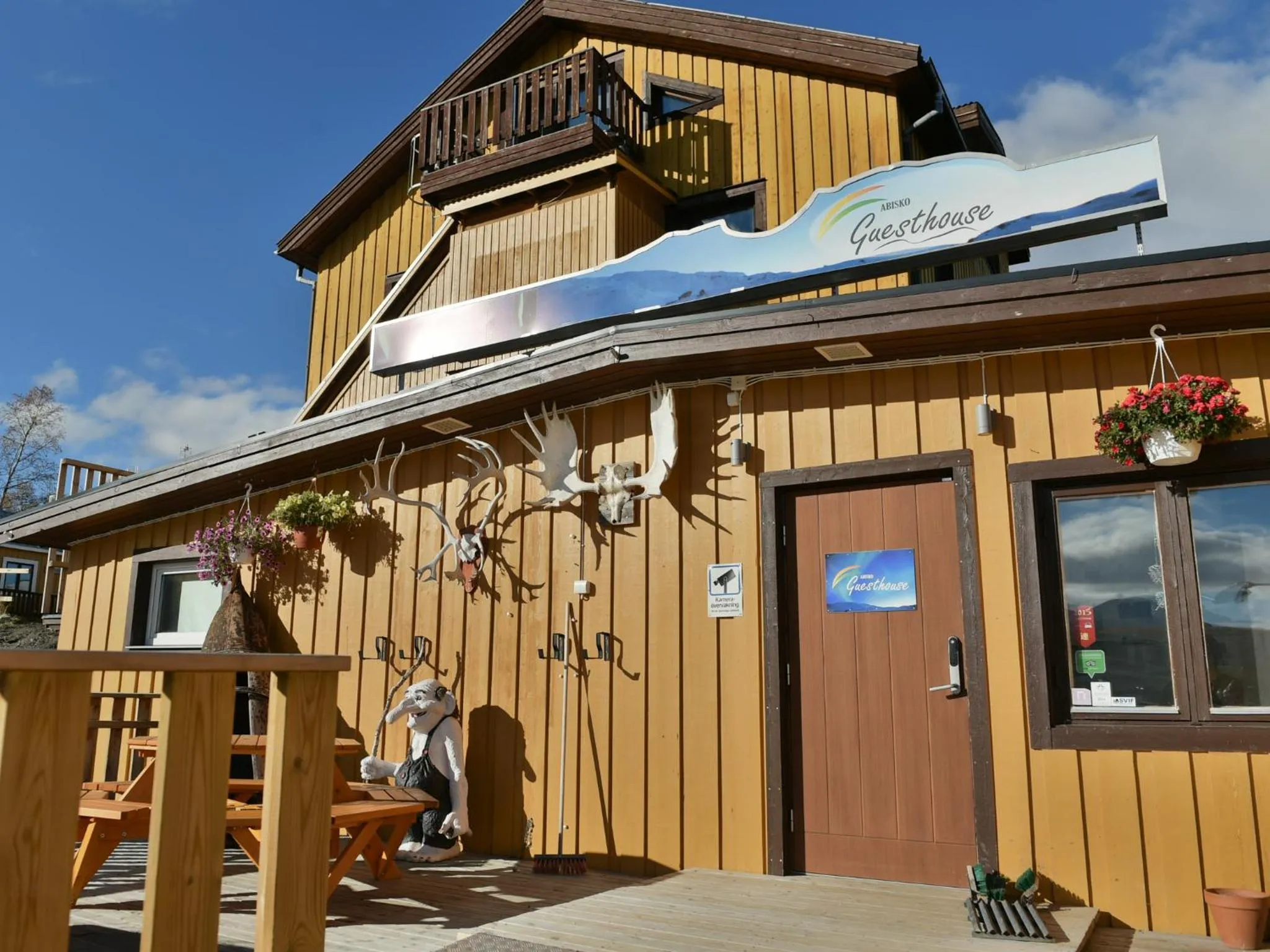 Facade/entrance in Abisko Guesthouse & Activities