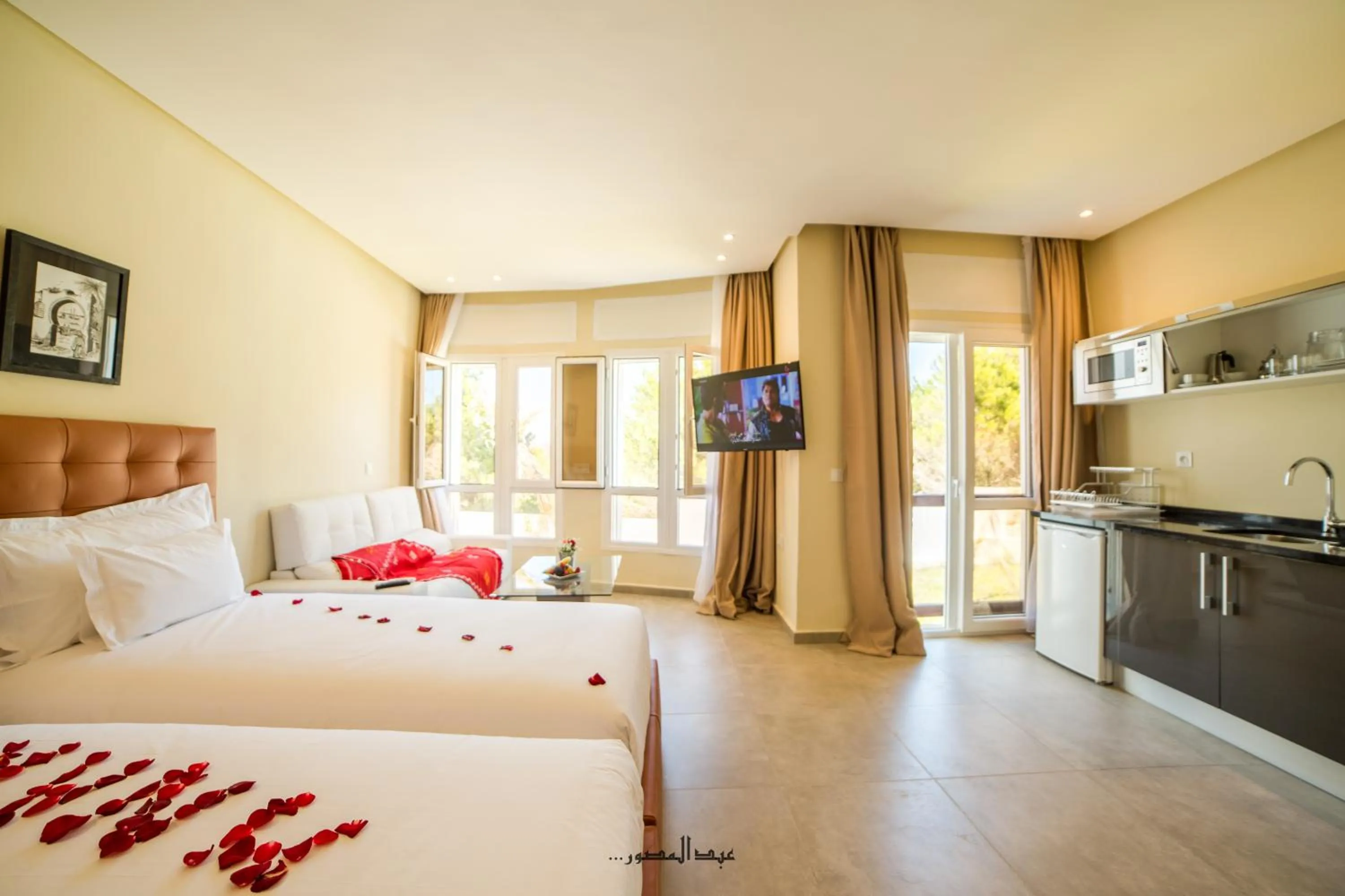 Kitchen or kitchenette in Mnar Park aqua park