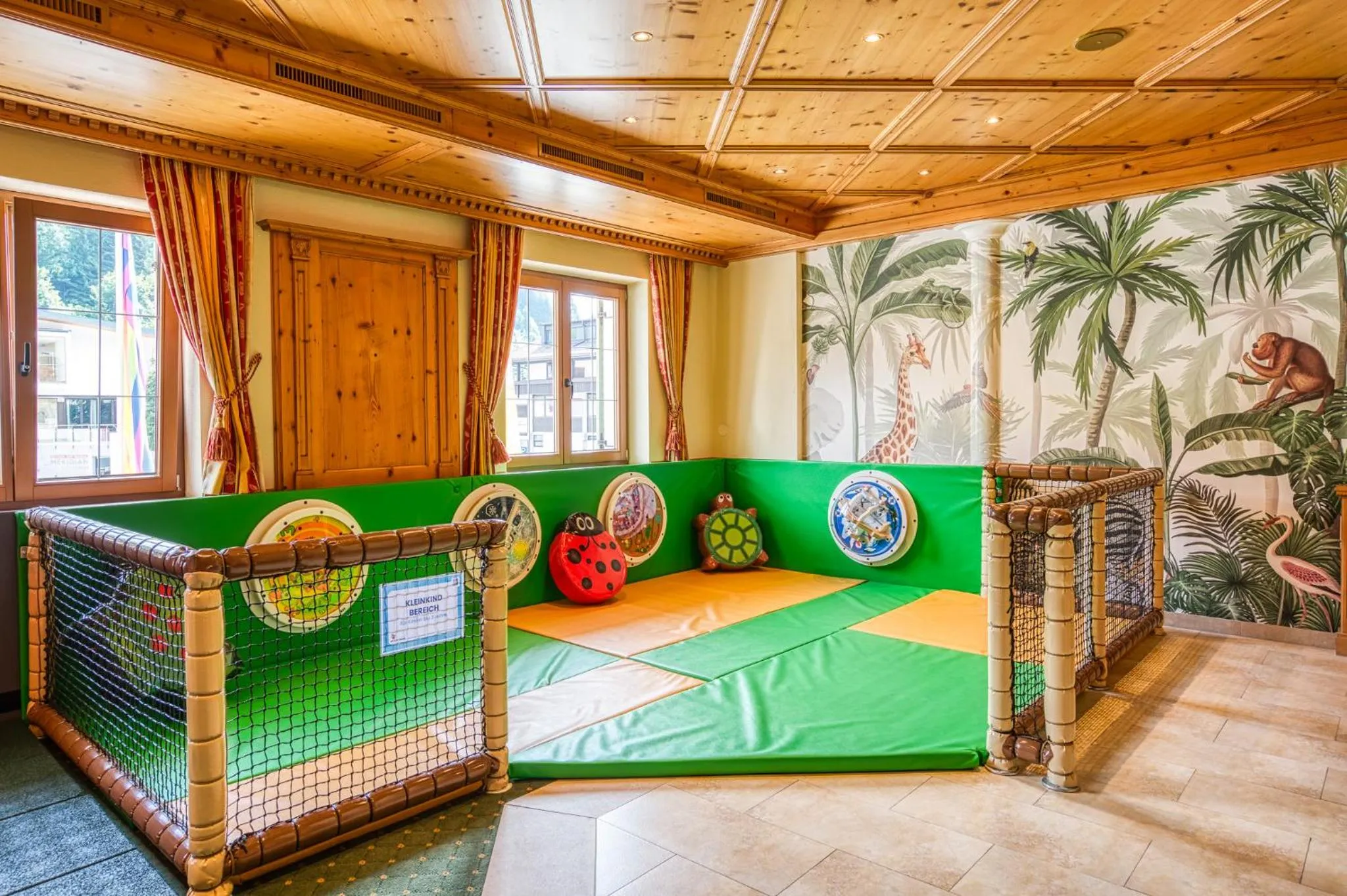 Children play ground in Hotel Alte Post