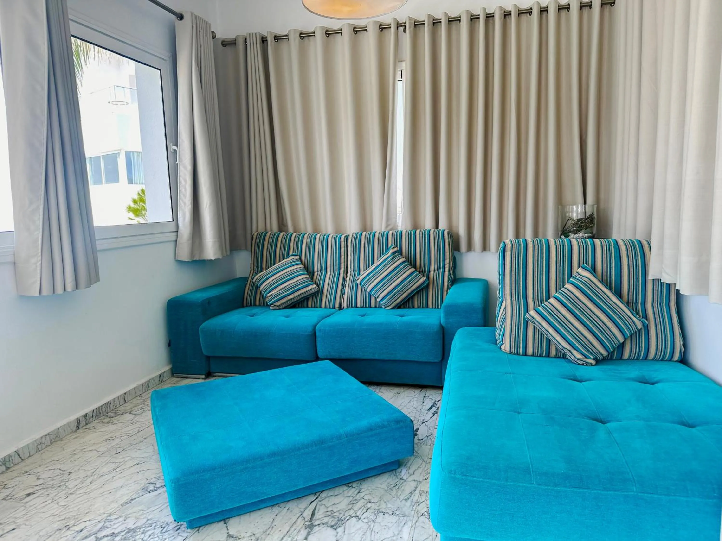 Living room in Hotel Farah Tanger